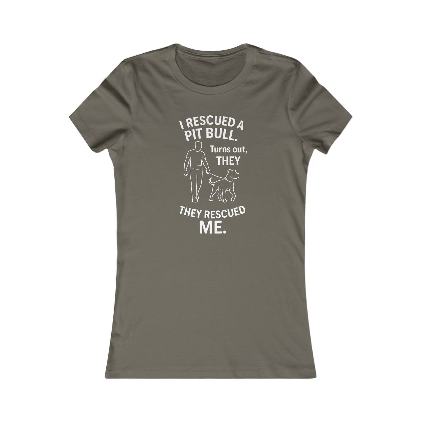 I Rescued a pit bull turns out they rescued me Women's T-t-shirt | Dog Lover Shirt | Animal Rescue Gift | Pet Adoption T-Shirt | Adoption Awareness Apparel, Adult Unisex T-Shirt