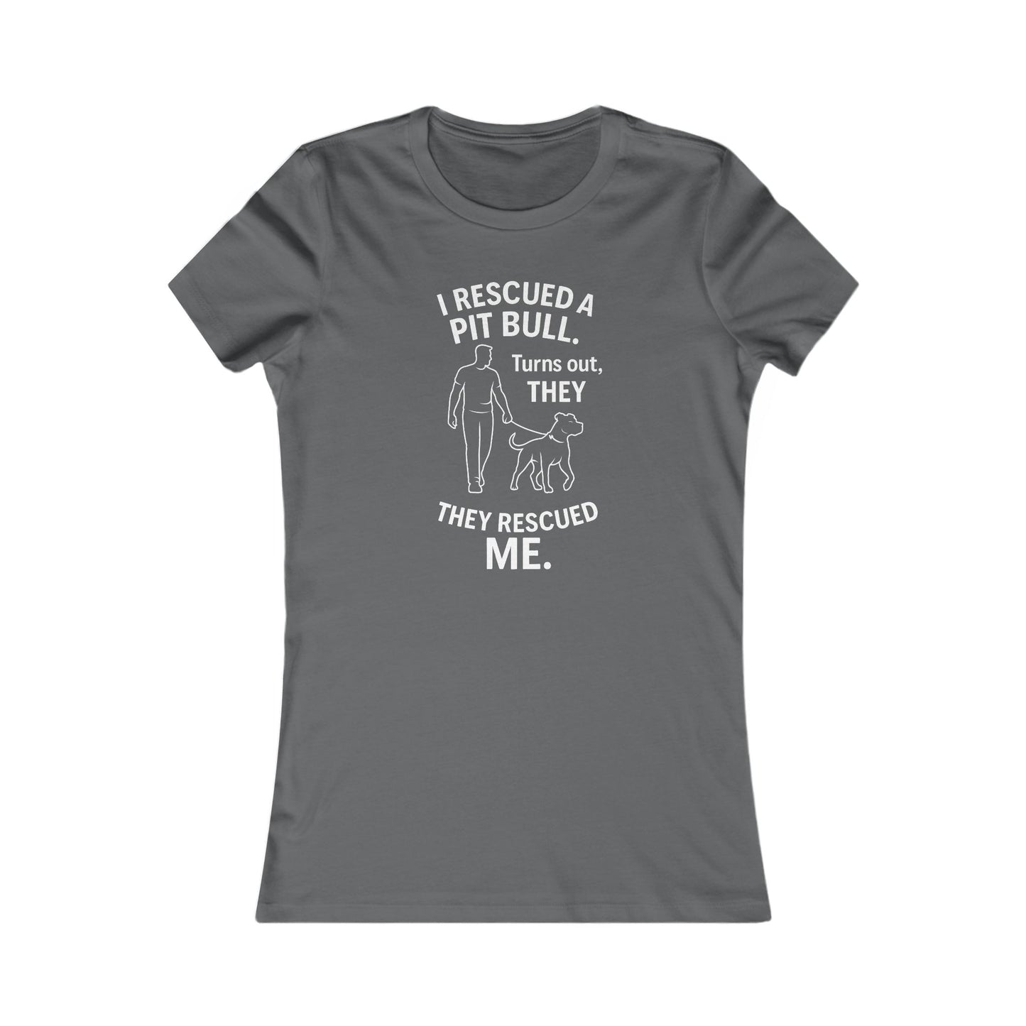 I Rescued a pit bull turns out they rescued me Women's T-t-shirt | Dog Lover Shirt | Animal Rescue Gift | Pet Adoption T-Shirt | Adoption Awareness Apparel, Adult Unisex T-Shirt