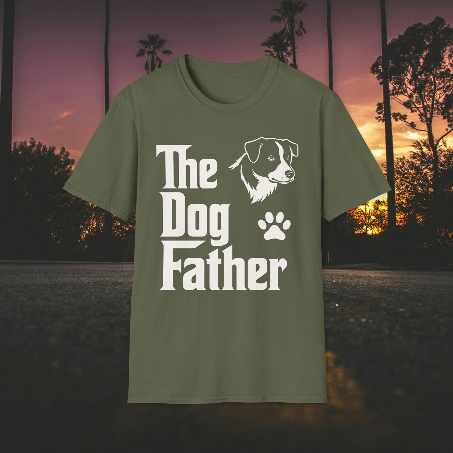 The Dog Father Unisex Adult T-Shirt, Pet Lover Gift, Dog Dad Apparel, Father's Day Gift, Casual Dog T-Shirt
