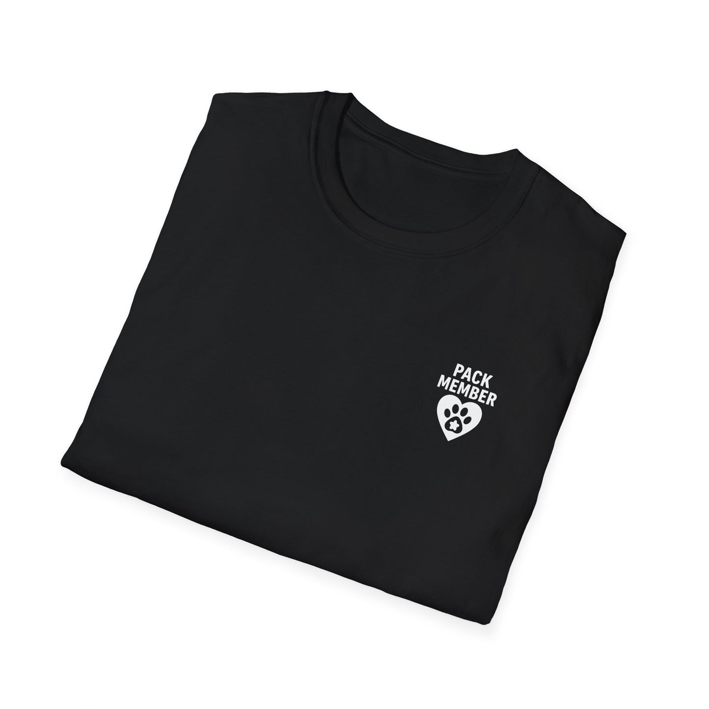 Pack Leader Dog T-Shirt – Two Sided Rescue Tee – Front Pack Member Logo – Back Pack Leader Design – Matching Family Rescue Apparel – Pitbull Dog Lover Gift – Join the Pack Shirt – Parent Pack Alpha Tee, Adult Unisex T-Shirt