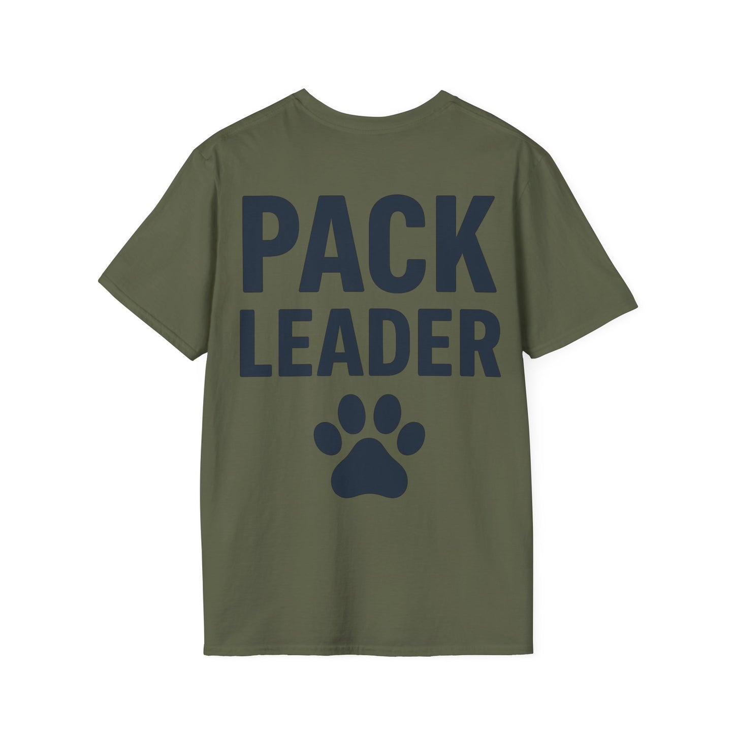 Pack Leader Dog T-Shirt – Two Sided Rescue Tee – Front Pack Member Logo – Back Pack Leader Design – Matching Family Rescue Apparel – Pitbull Dog Lover Gift – Join the Pack Shirt – Parent Pack Alpha Tee