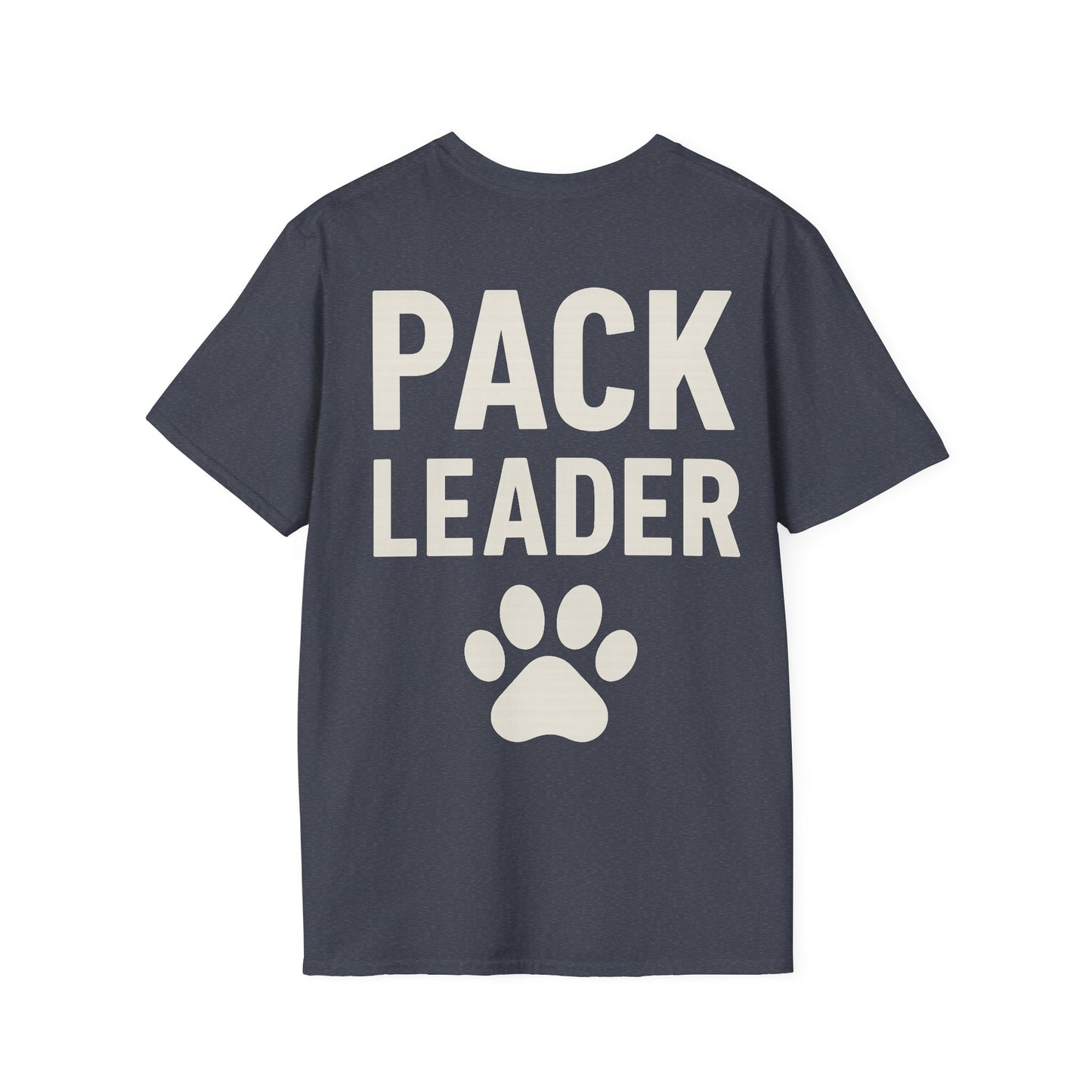 Pack Leader Dog T-Shirt – Two Sided Rescue Tee – Front Pack Member Logo – Back Pack Leader Design – Matching Family Rescue Apparel – Pitbull Dog Lover Gift – Join the Pack Shirt – Parent Pack Alpha Tee, Adult Unisex T-Shirt