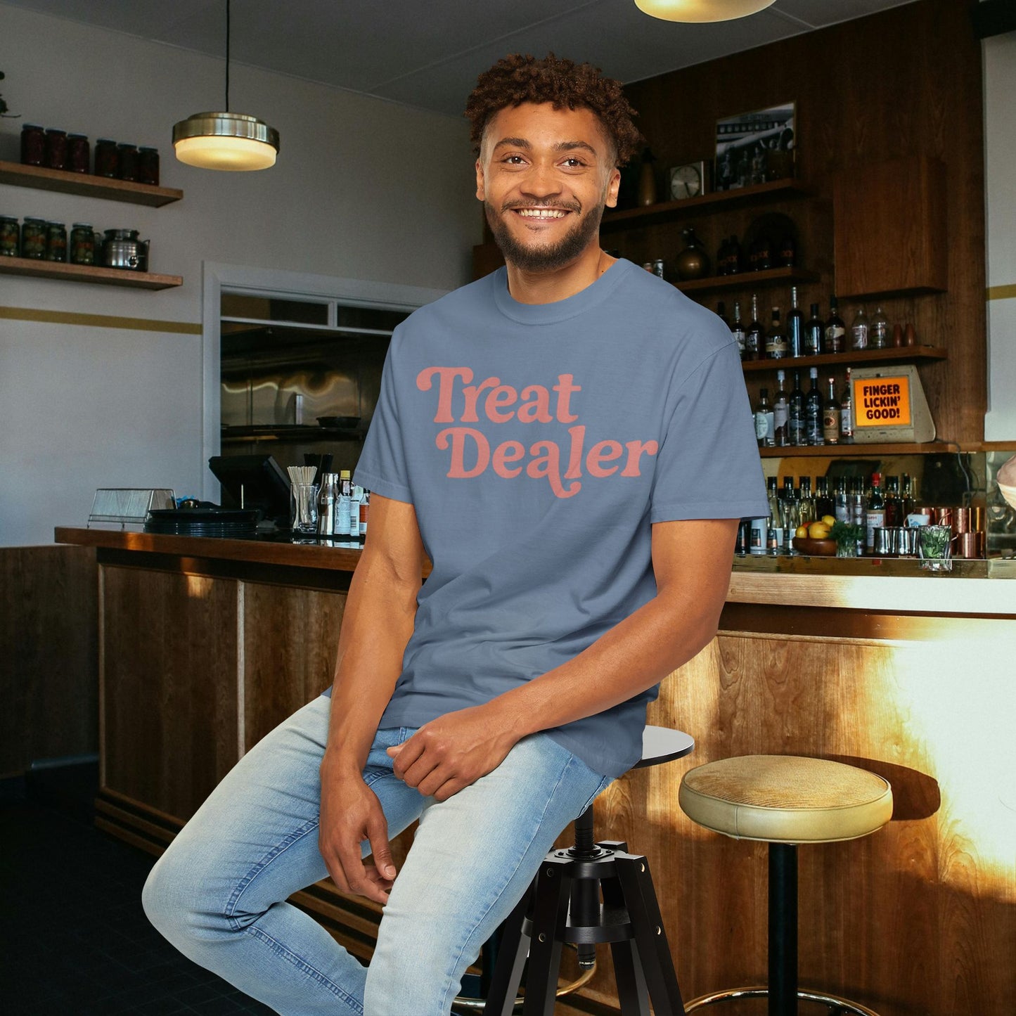 Treat Dealer Dog Lover Adult Unisex Comfort Colors 1717 T-Shirt
