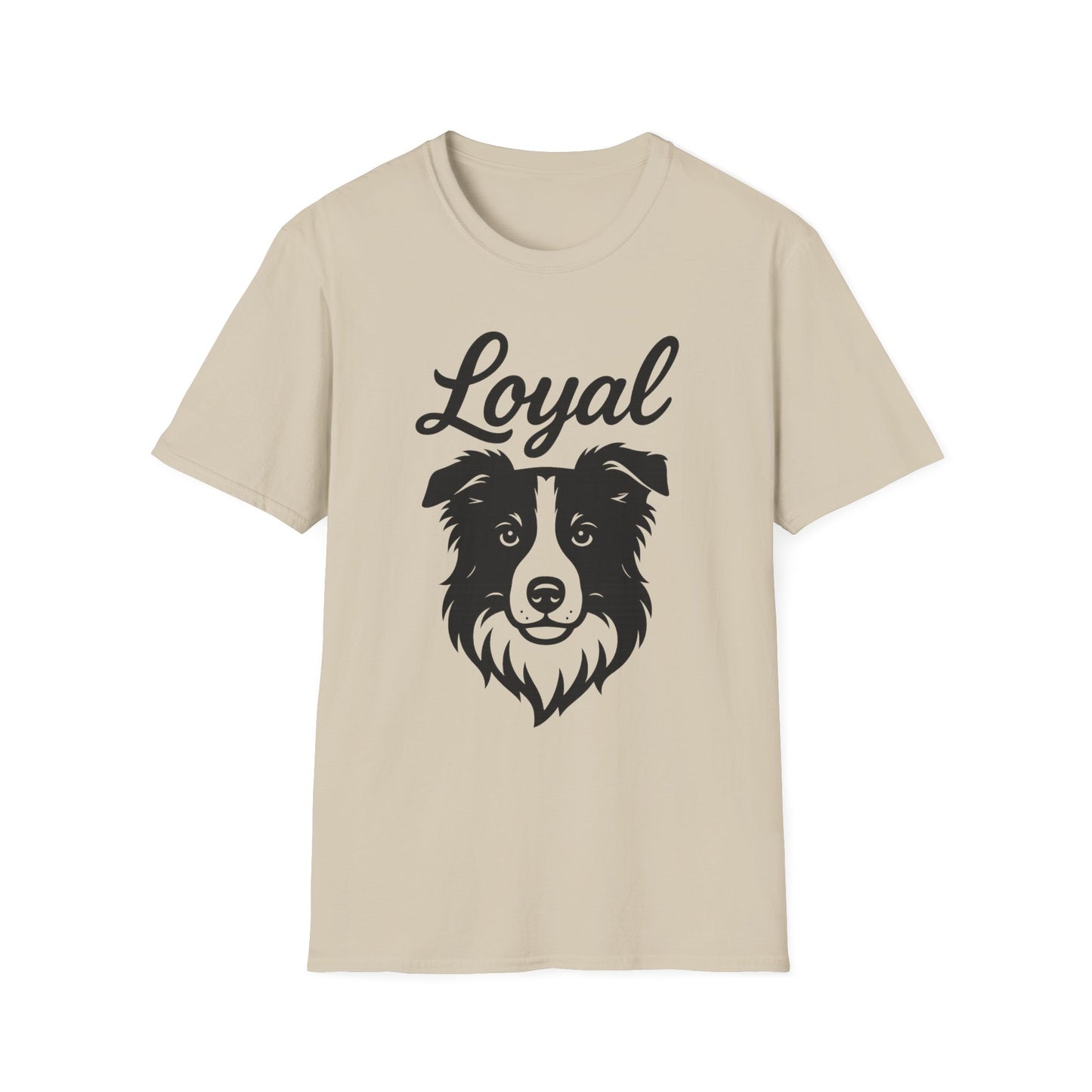 Loyal Border Collie T-Shirt – Dog Lover Gift for Herding Breed Fans, Pet Owner Apparel, Animal Rescue Support Tee, Adult Unisex T-Shirt