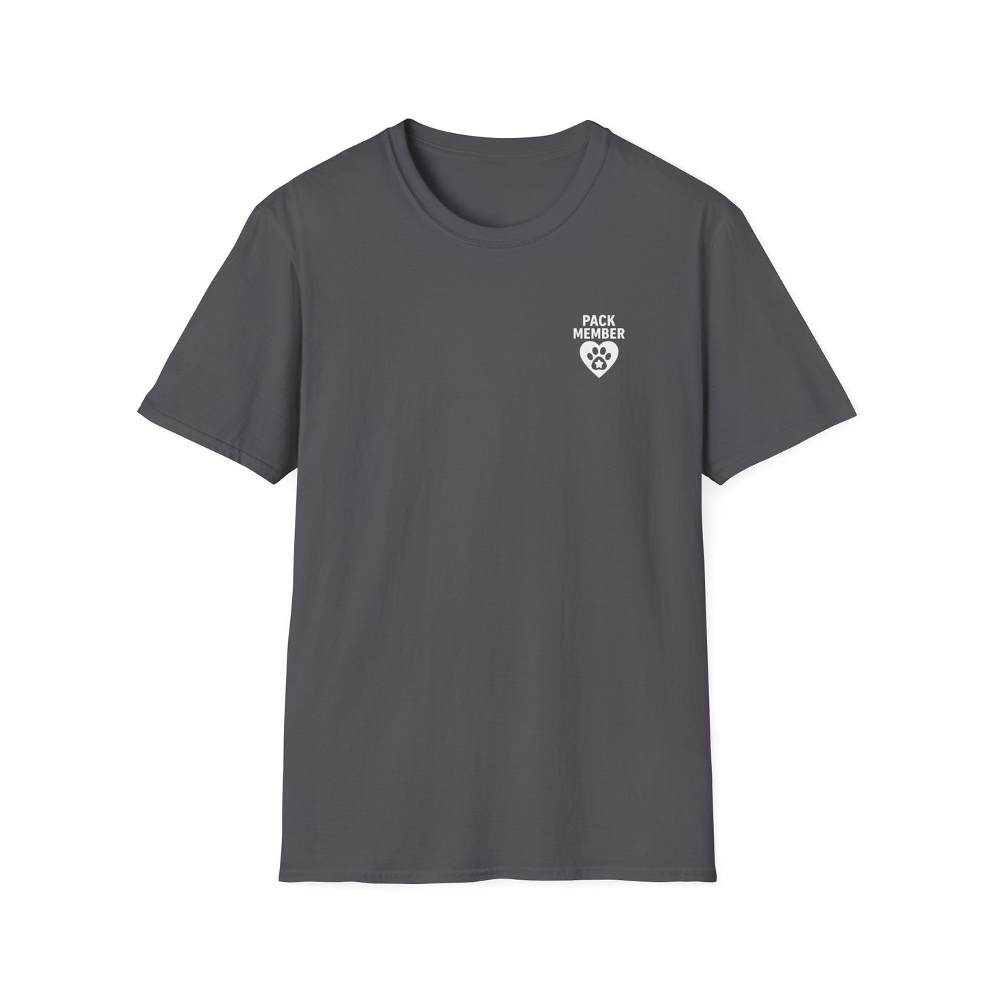 Pack Leader Dog T-Shirt – Two Sided Rescue Tee – Front Pack Member Logo – Back Pack Leader Design – Matching Family Rescue Apparel – Pitbull Dog Lover Gift – Join the Pack Shirt – Parent Pack Alpha Tee, Adult Unisex T-Shirt
