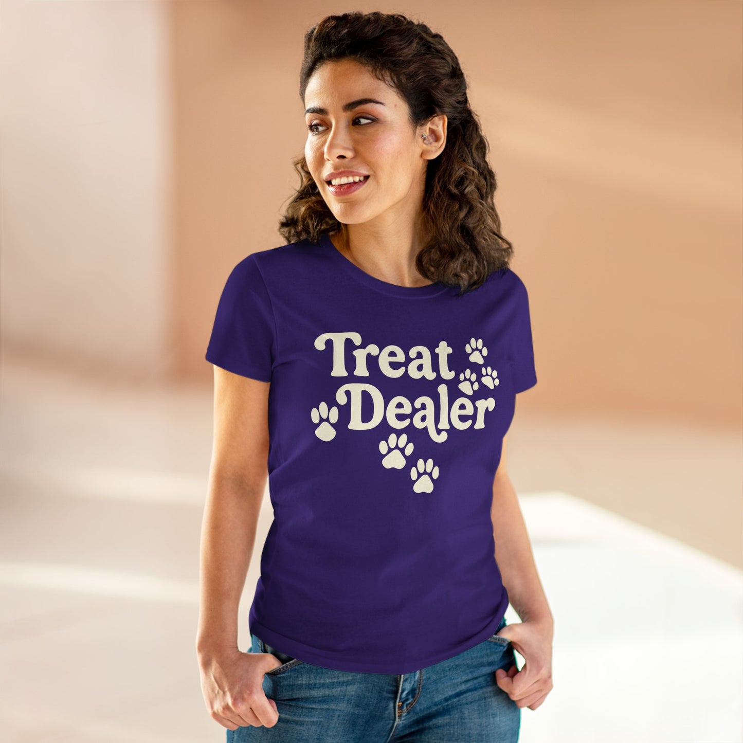 Treat Dealer Dog Lover Adult Women’s Gildan 5000L T-shirt