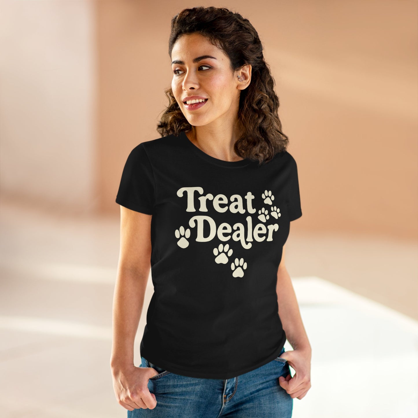 Treat Dealer Dog Lover Adult Women’s Gildan 5000L T-shirt