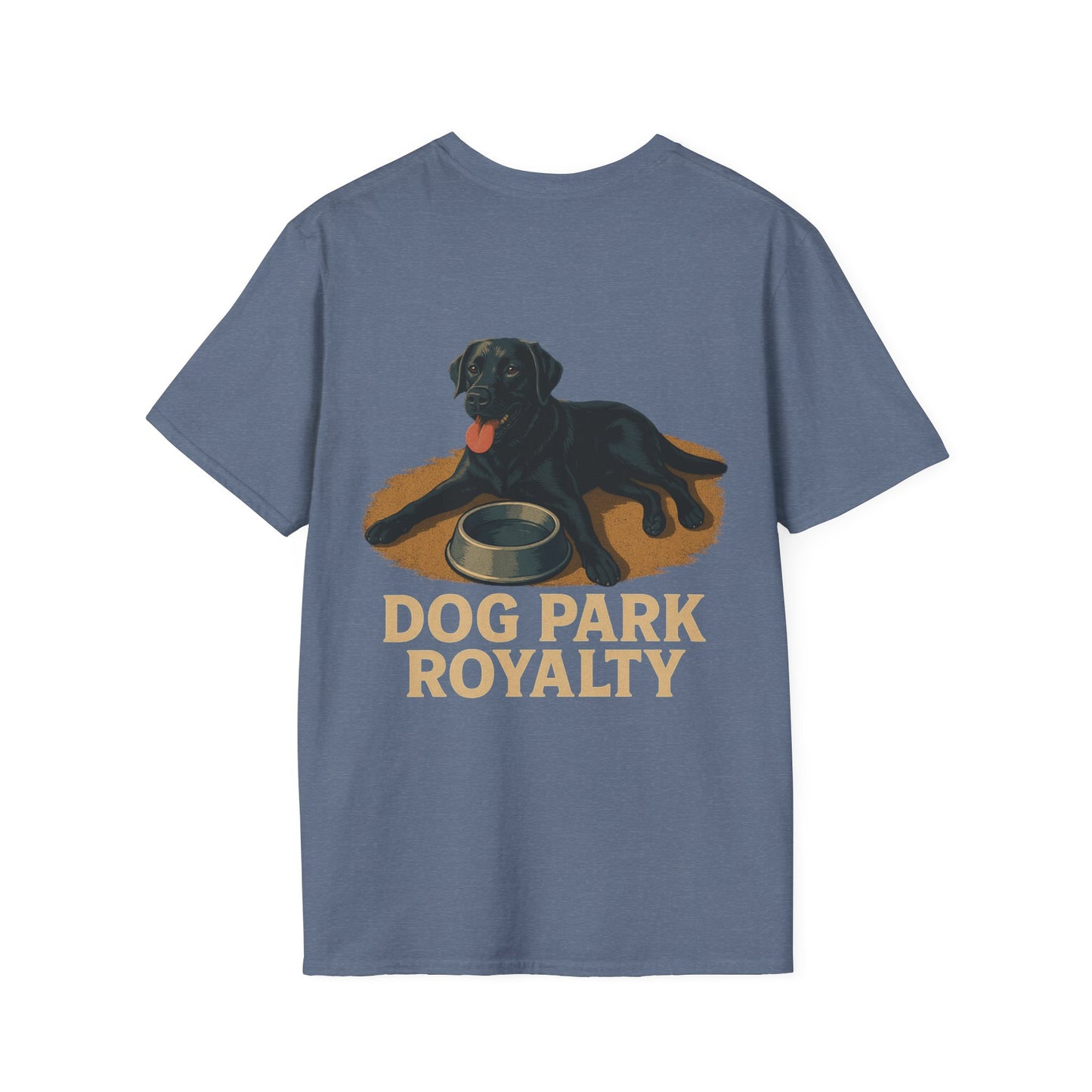 Dog Park Royalty T-Shirt for Dog Lovers – Funny Black Lab Graphic Tee | Rescue Dog Park Shirt for Men & Women | Animal Rescue Apparel, Adult Unisex T-Shirt