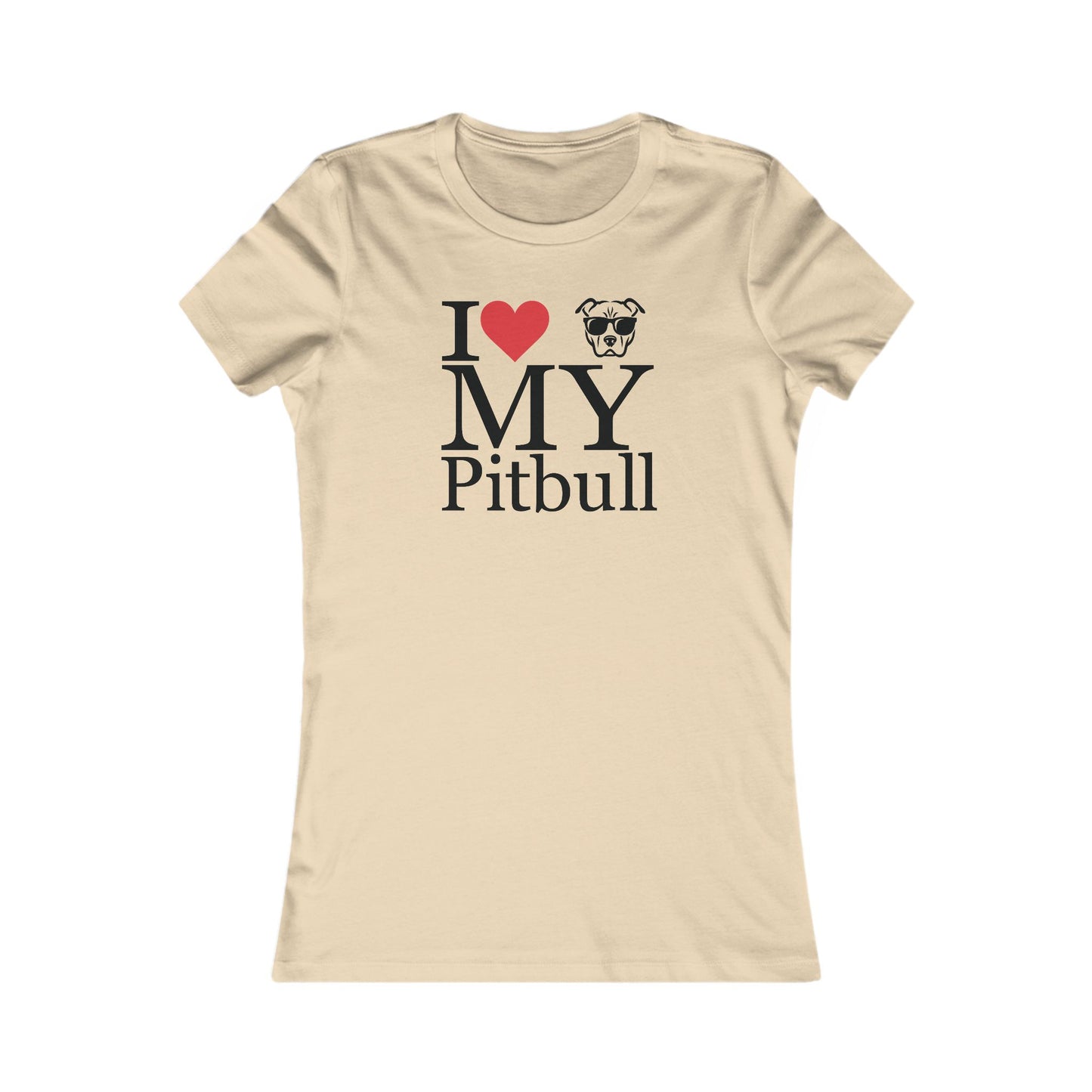 I Love My Pitbull Women's Tee, Dog Lover Gift, Cute Pet Shirt, Animal Rescue Tee, Pitbull Pride Apparel, Adult Unisex T-Shirt