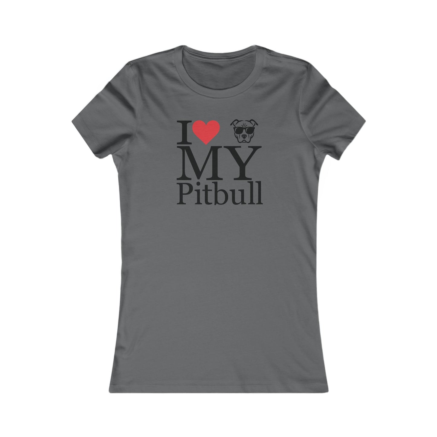 I Love My Pitbull Women's Tee, Dog Lover Gift, Cute Pet Shirt, Animal Rescue Tee, Pitbull Pride Apparel, Adult Unisex T-Shirt