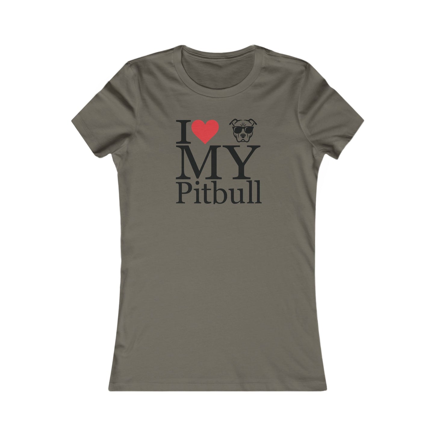 I Love My Pitbull Women's Tee, Dog Lover Gift, Cute Pet Shirt, Animal Rescue Tee, Pitbull Pride Apparel, Adult Unisex T-Shirt