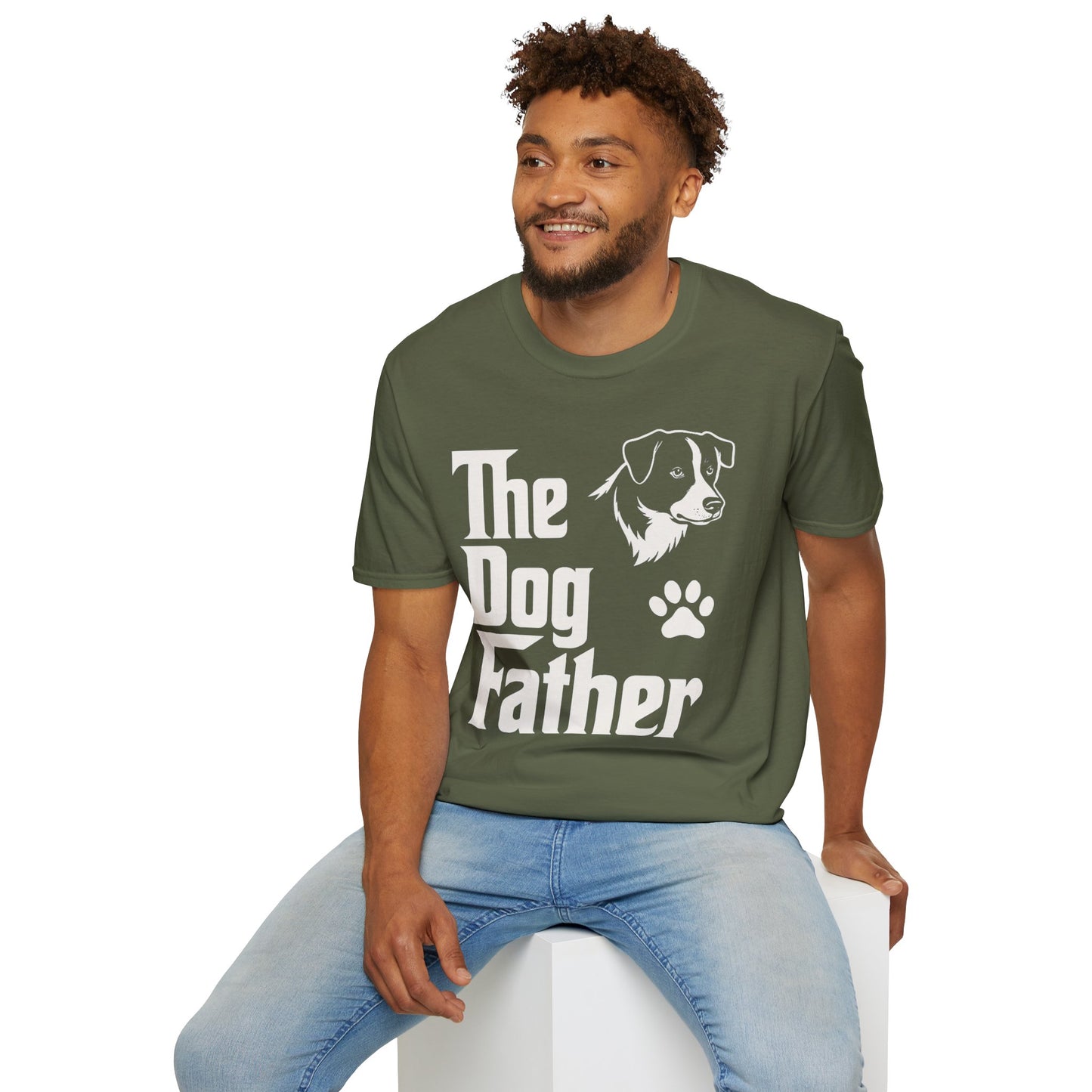 The Dog Father Unisex Adult T-Shirt, Pet Lover Gift, Dog Dad Apparel, Father's Day Gift, Casual Dog T-Shirt