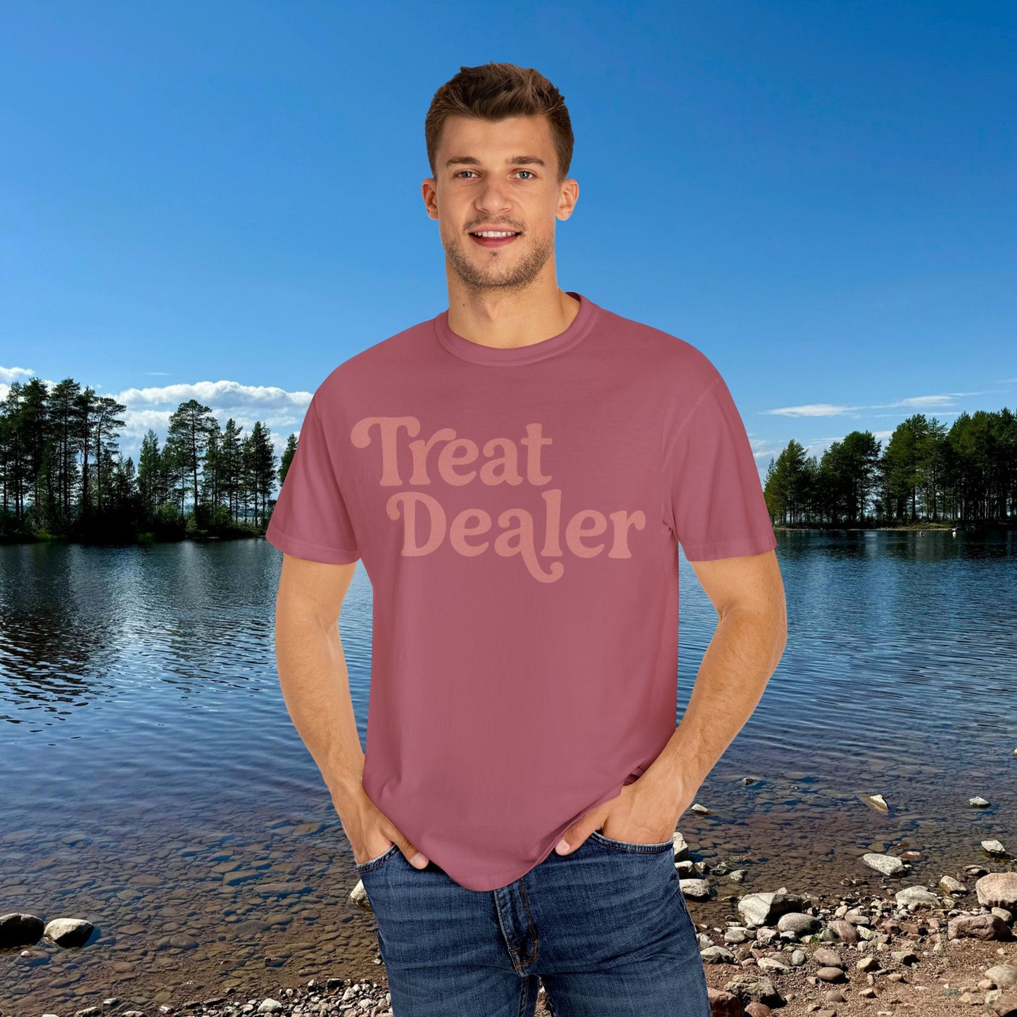 Treat Dealer Dog Lover Adult Unisex Comfort Colors 1717 T-Shirt