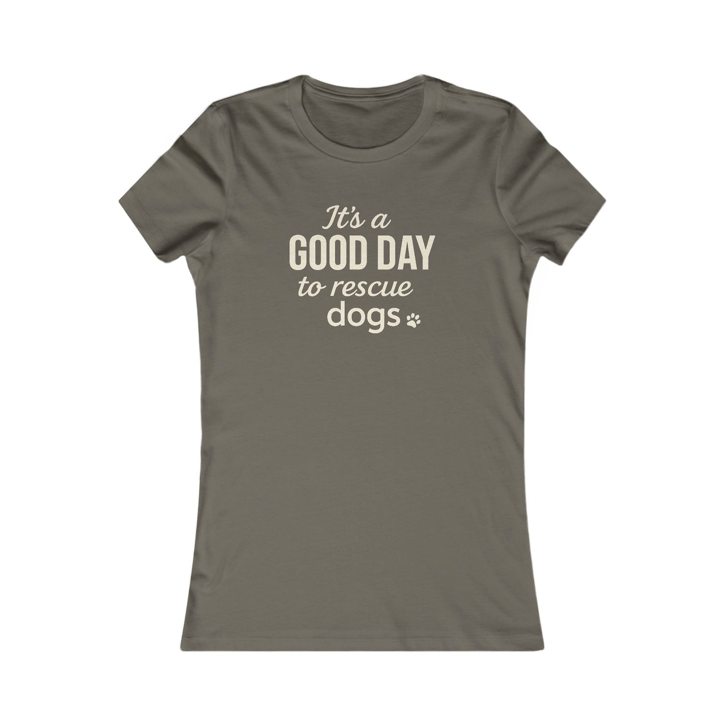 It’s a Good Day to Rescue Dogs T-Shirt – Bold Dog Rescue Tee for Animal Lovers, Pet Advocates, and Dog Moms, Adult Unisex T-Shirt
