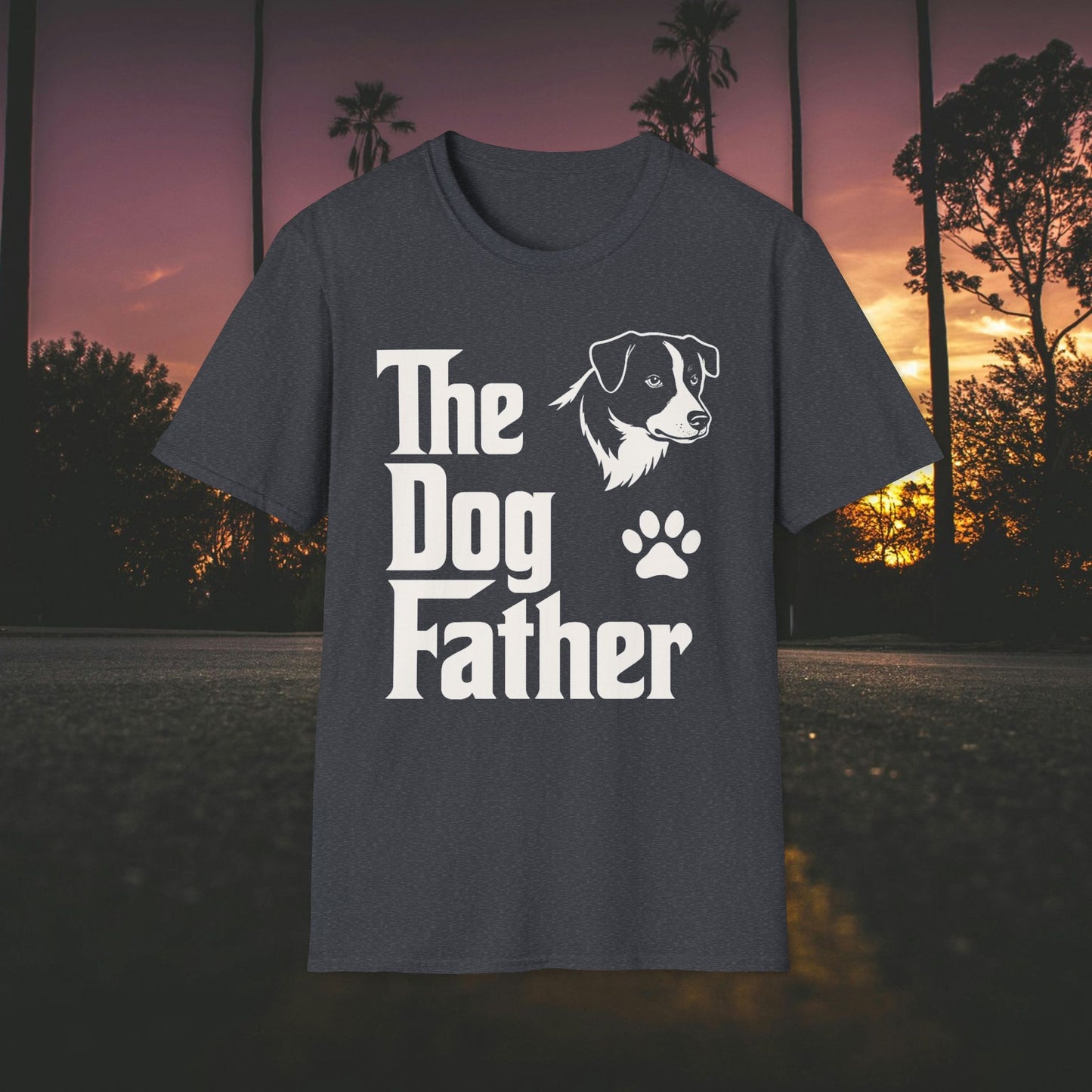 The Dog Father Unisex Adult T-Shirt, Pet Lover Gift, Dog Dad Apparel, Father's Day Gift, Casual Dog T-Shirt