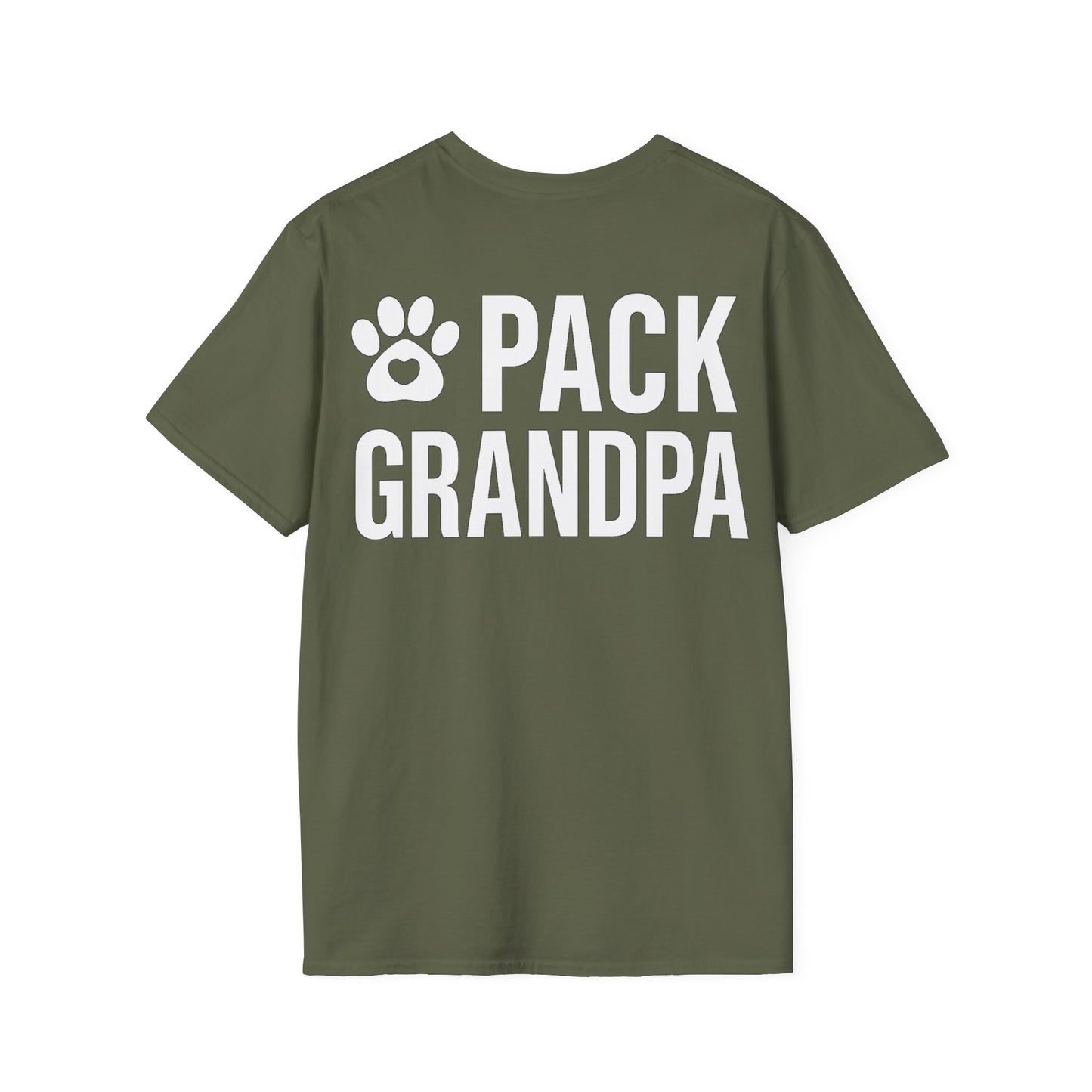 Pack Grandpa T-Shirt | Dog Rescue Family Tee for Grandpa | Matching Pack T-Shirt for Father’s Day | $1 Donated to Animal Rescue, Adult Unisex T-Shirt