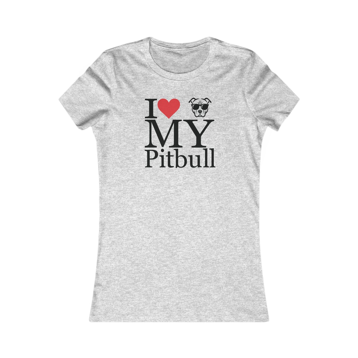 I Love My Pitbull Women's Tee, Dog Lover Gift, Cute Pet Shirt, Animal Rescue Tee, Pitbull Pride Apparel, Adult Unisex T-Shirt