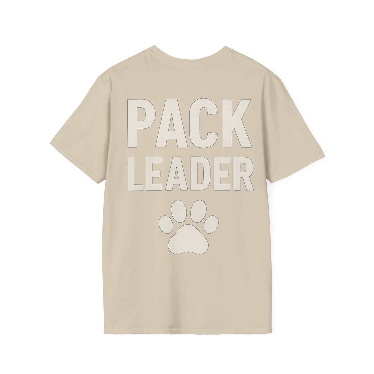 Pack Leader Dog T-Shirt – Two Sided Rescue Tee – Front Pack Member Logo – Back Pack Leader Design – Matching Family Rescue Apparel – Pitbull Dog Lover Gift – Join the Pack Shirt – Parent Pack Alpha Tee, Adult Unisex T-Shirt