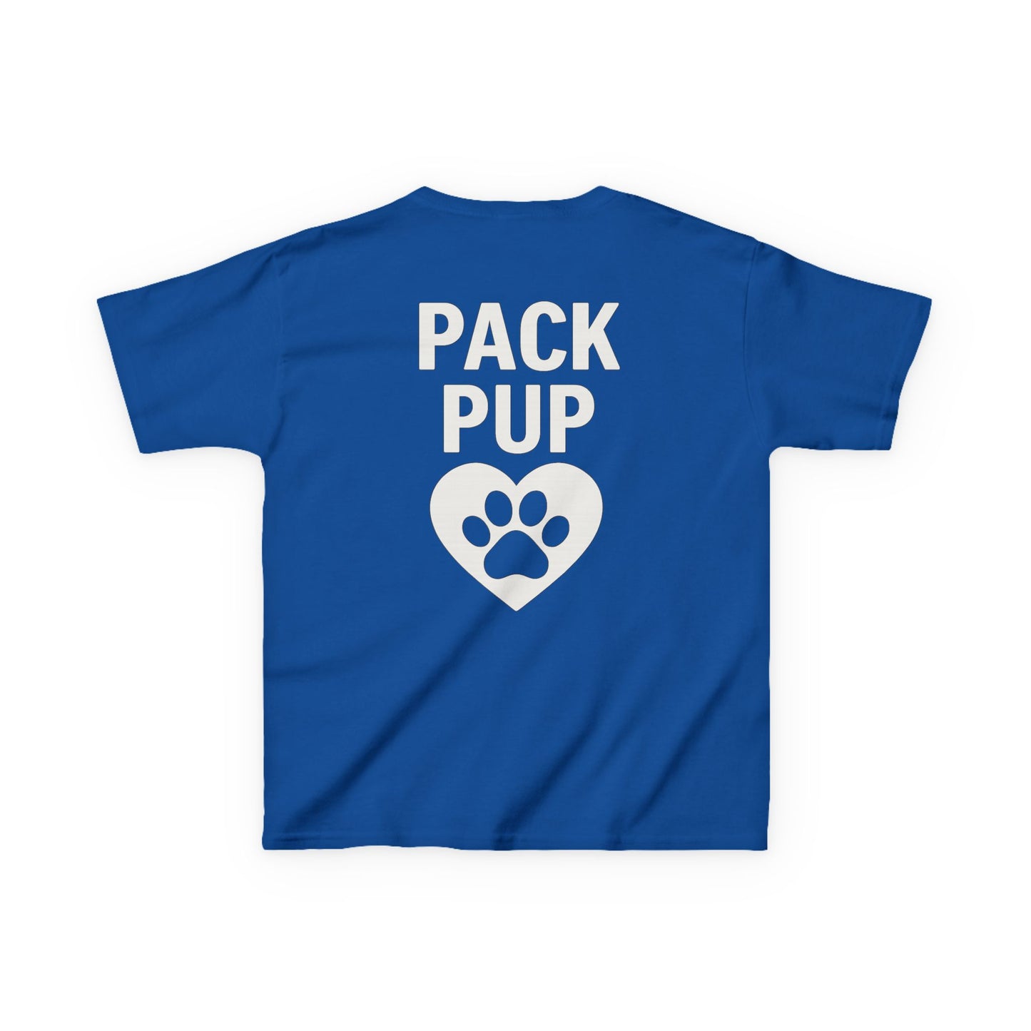 Pack Pup Youth Dog Shirt – Matching Family Rescue Tee – Front Pack Member Logo – Back Pack Pup Design – Gildan 5000B Heavy Cotton – Kid’s Two-Sided Rescue Shirt – Animal Shelter Support – Dog Lover Gift – Pack Collection, Adult Unisex T-Shirt