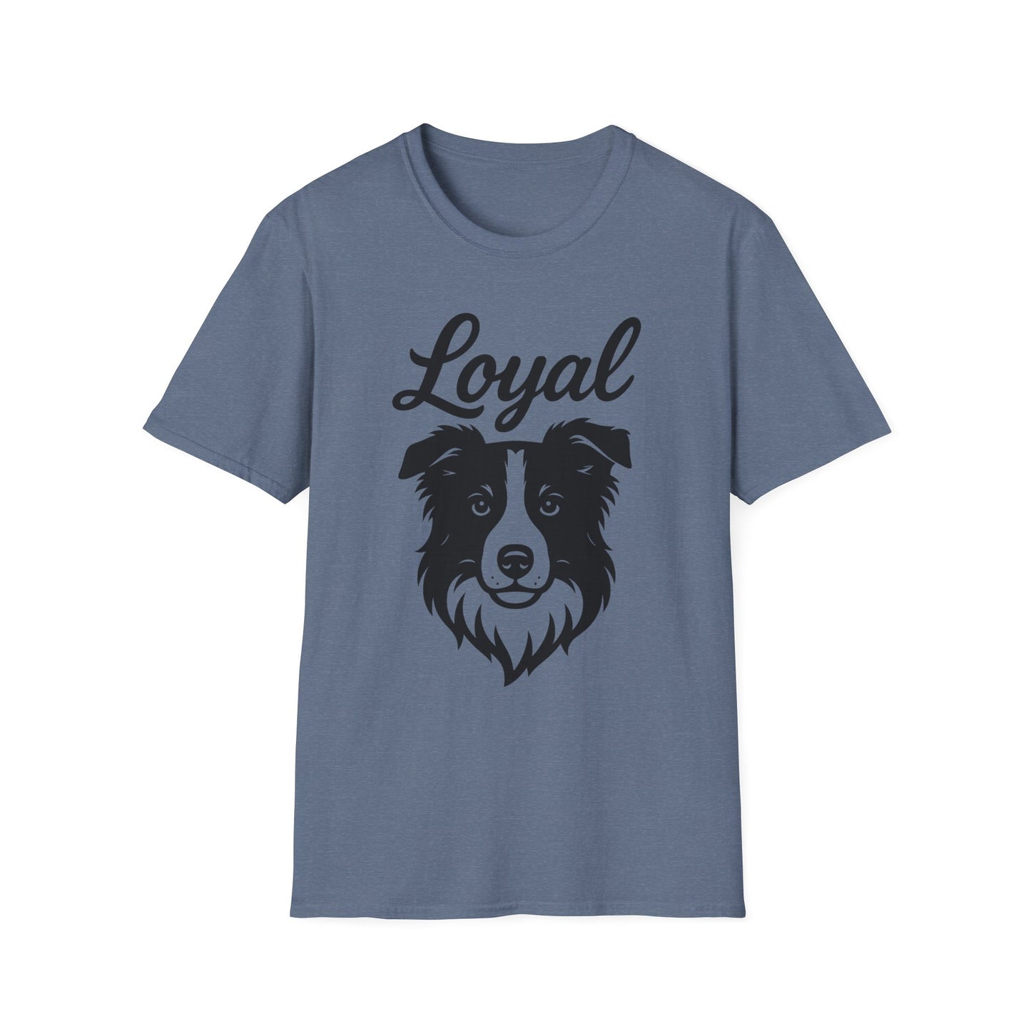 Loyal Border Collie T-Shirt – Dog Lover Gift for Herding Breed Fans, Pet Owner Apparel, Animal Rescue Support Tee, Adult Unisex T-Shirt