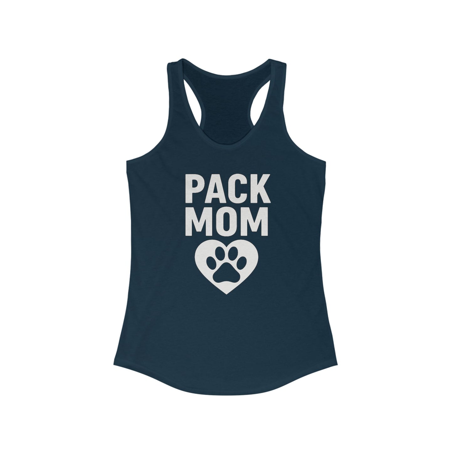 Pack Mom Racerback Tank Top - Perfect Gift for Dog Moms, Pet Lovers, Summer Wear, Outdoor Activities, Casual Style, Adult Unisex T-Shirt