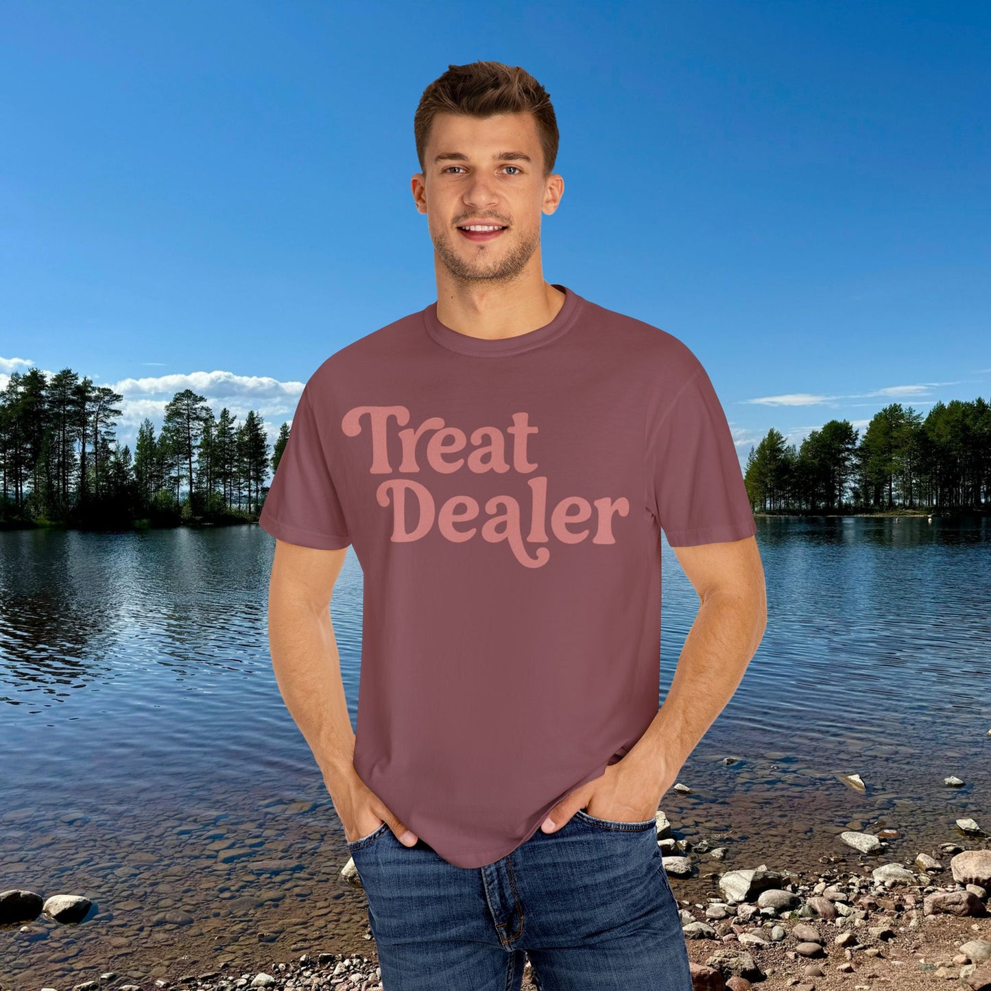Treat Dealer Dog Lover Adult Unisex Comfort Colors 1717 T-Shirt
