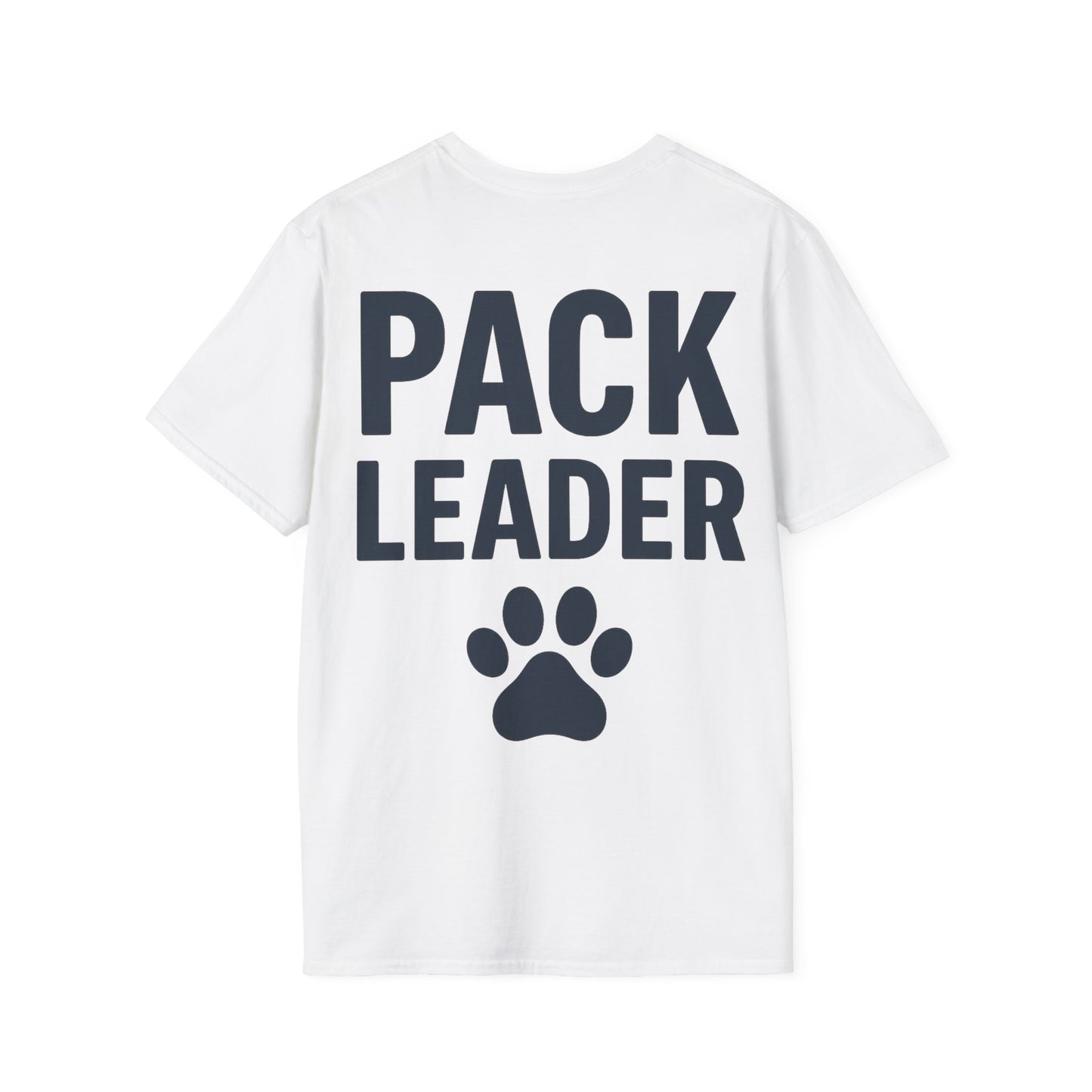 Pack Leader Dog T-Shirt – Two Sided Rescue Tee – Front Pack Member Logo – Back Pack Leader Design – Matching Family Rescue Apparel – Pitbull Dog Lover Gift – Join the Pack Shirt – Parent Pack Alpha Tee