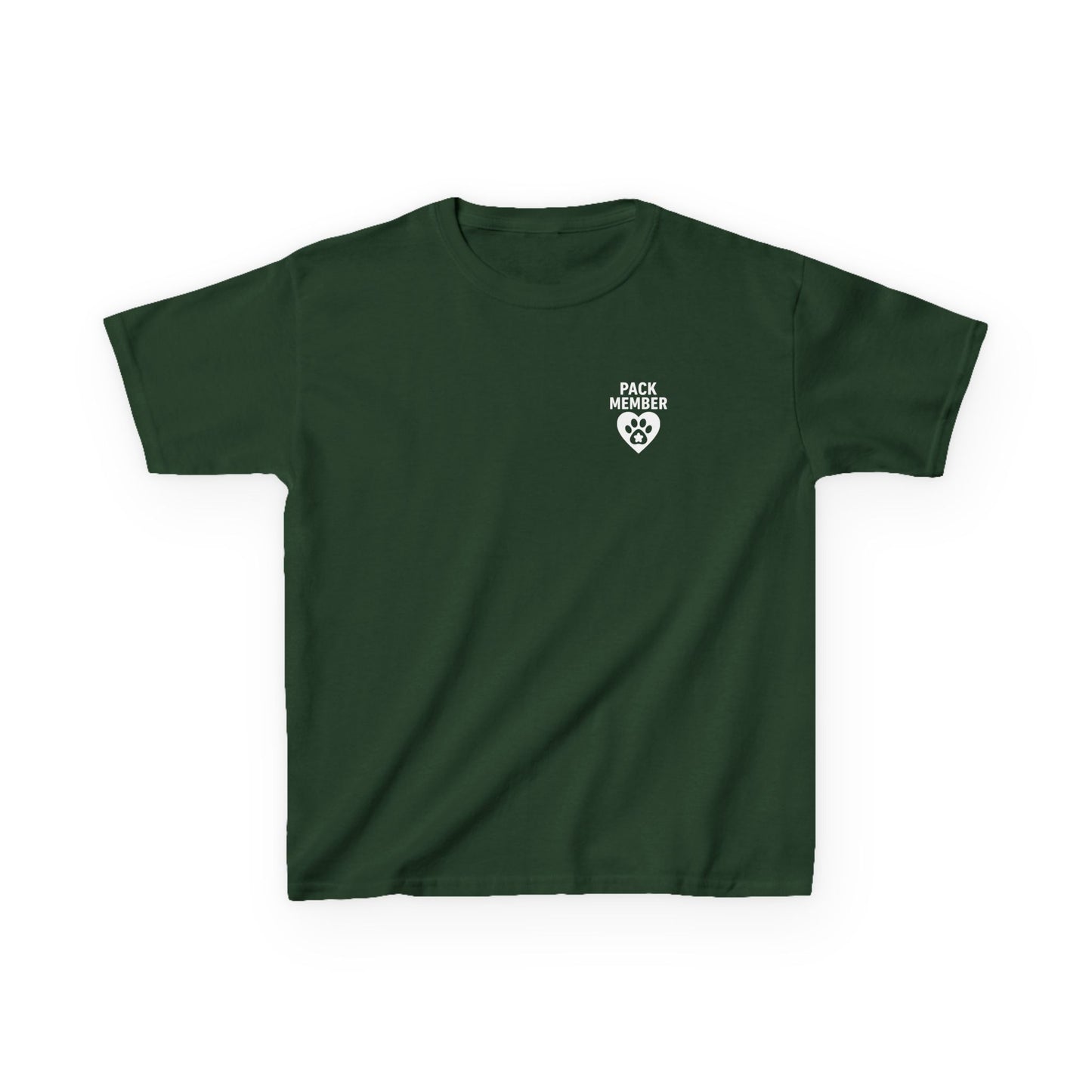 Pack Pup Youth Dog Shirt – Matching Family Rescue Tee – Front Pack Member Logo – Back Pack Pup Design – Gildan 5000B Heavy Cotton – Kid’s Two-Sided Rescue Shirt – Animal Shelter Support – Dog Lover Gift – Pack Collection, Adult Unisex T-Shirt