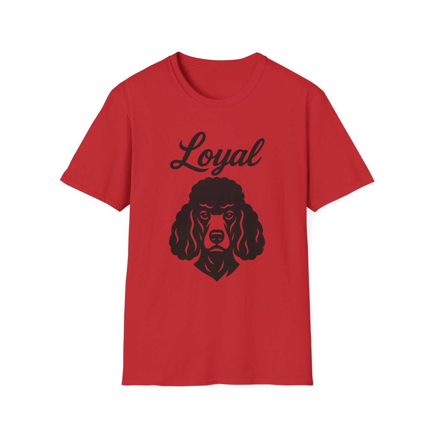 Loyal Poodle T-Shirt – Unisex Dog Lover Shirt for Adults Who Love Poodles