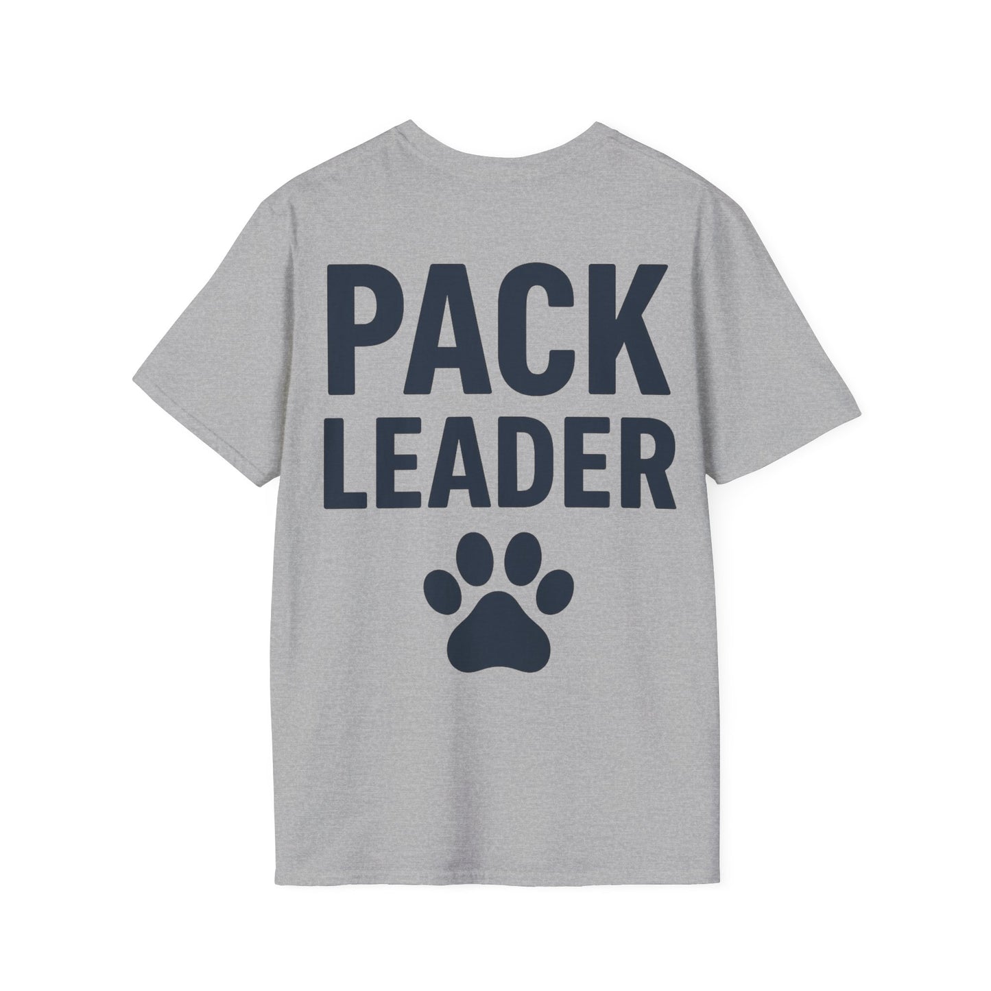 Pack Leader Dog T-Shirt – Two Sided Rescue Tee – Front Pack Member Logo – Back Pack Leader Design – Matching Family Rescue Apparel – Pitbull Dog Lover Gift – Join the Pack Shirt – Parent Pack Alpha Tee
