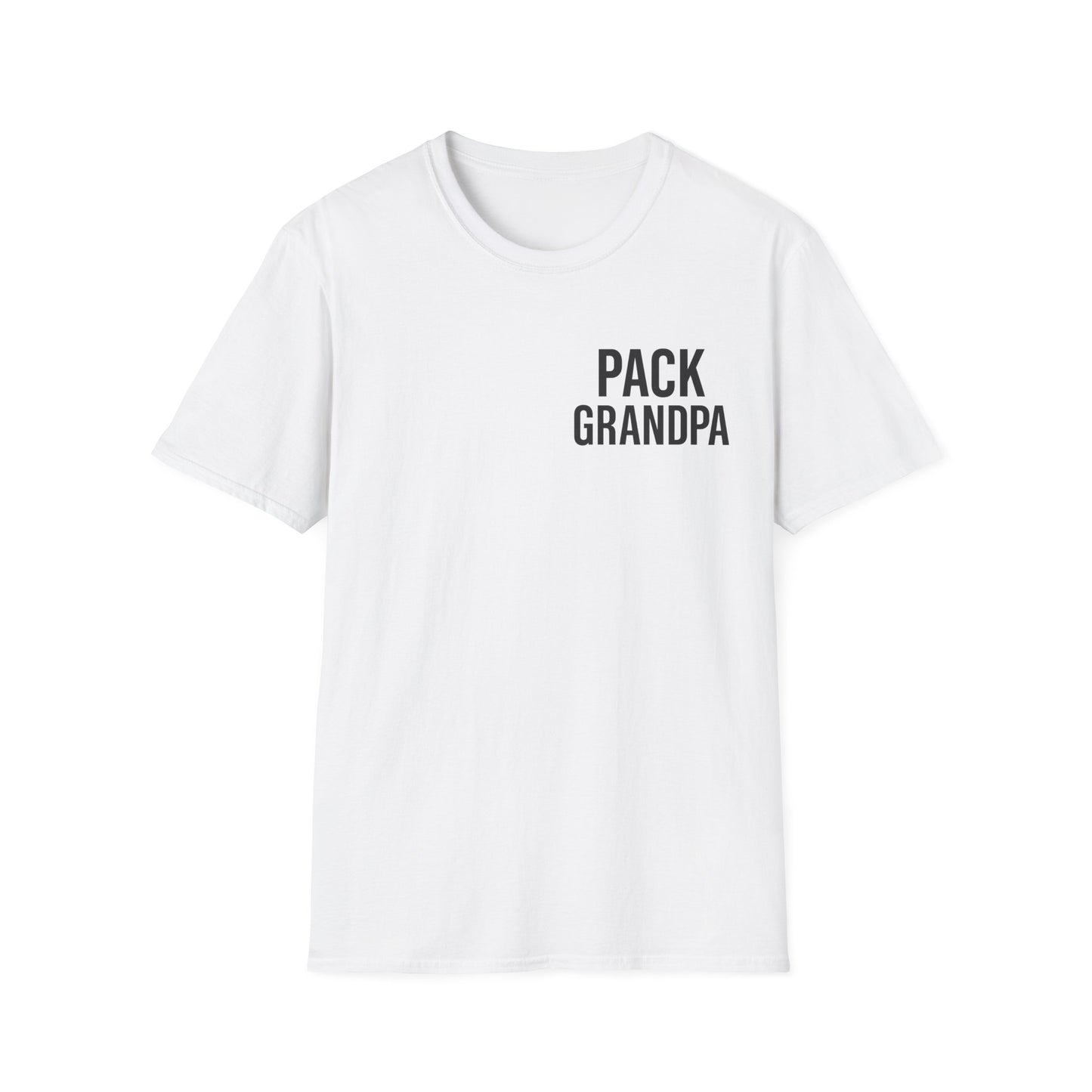 Pack Grandpa T-Shirt | Dog Rescue T-Shirt for Grandpa | Matching Family T-Shirt with Paw Print | $1 Donated to Animal Rescue, Adult Unisex T-Shirt