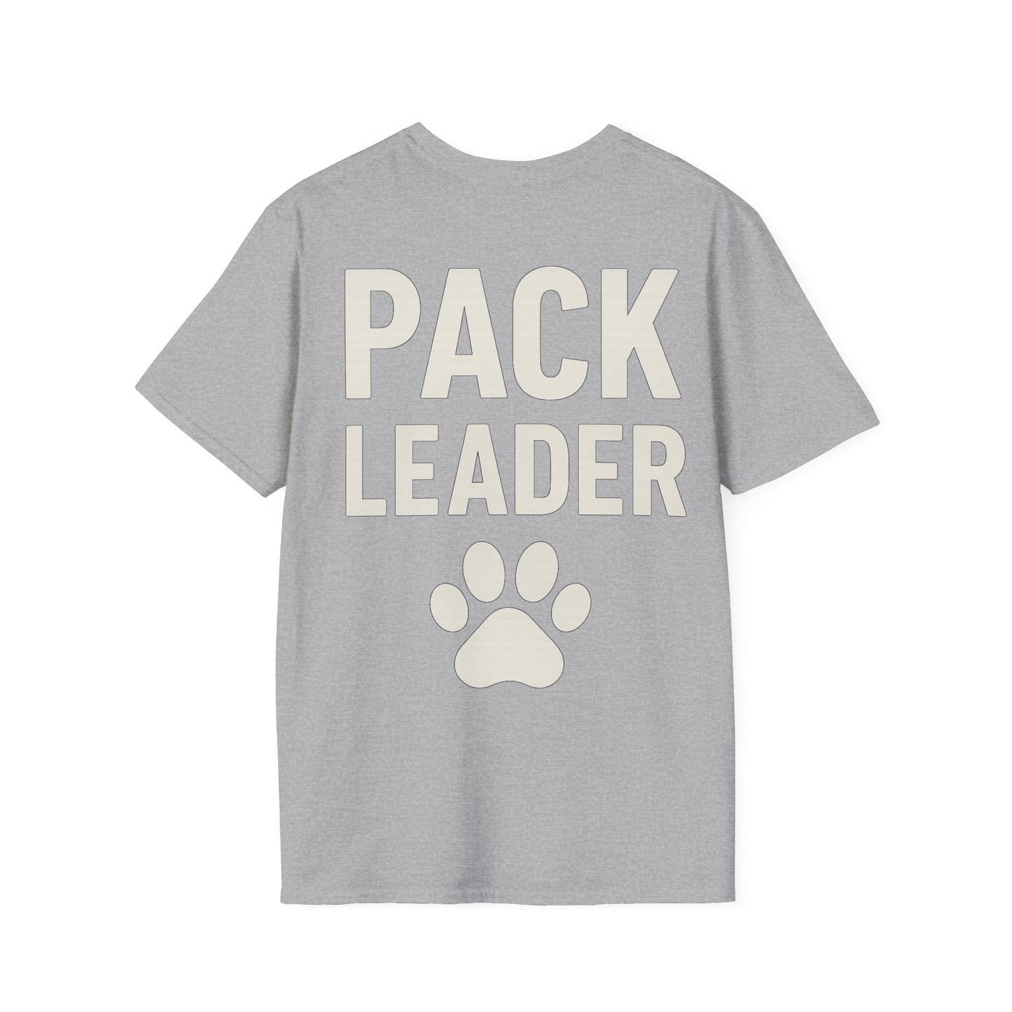 Pack Leader Dog T-Shirt – Two Sided Rescue Tee – Front Pack Member Logo – Back Pack Leader Design – Matching Family Rescue Apparel – Pitbull Dog Lover Gift – Join the Pack Shirt – Parent Pack Alpha Tee, Adult Unisex T-Shirt