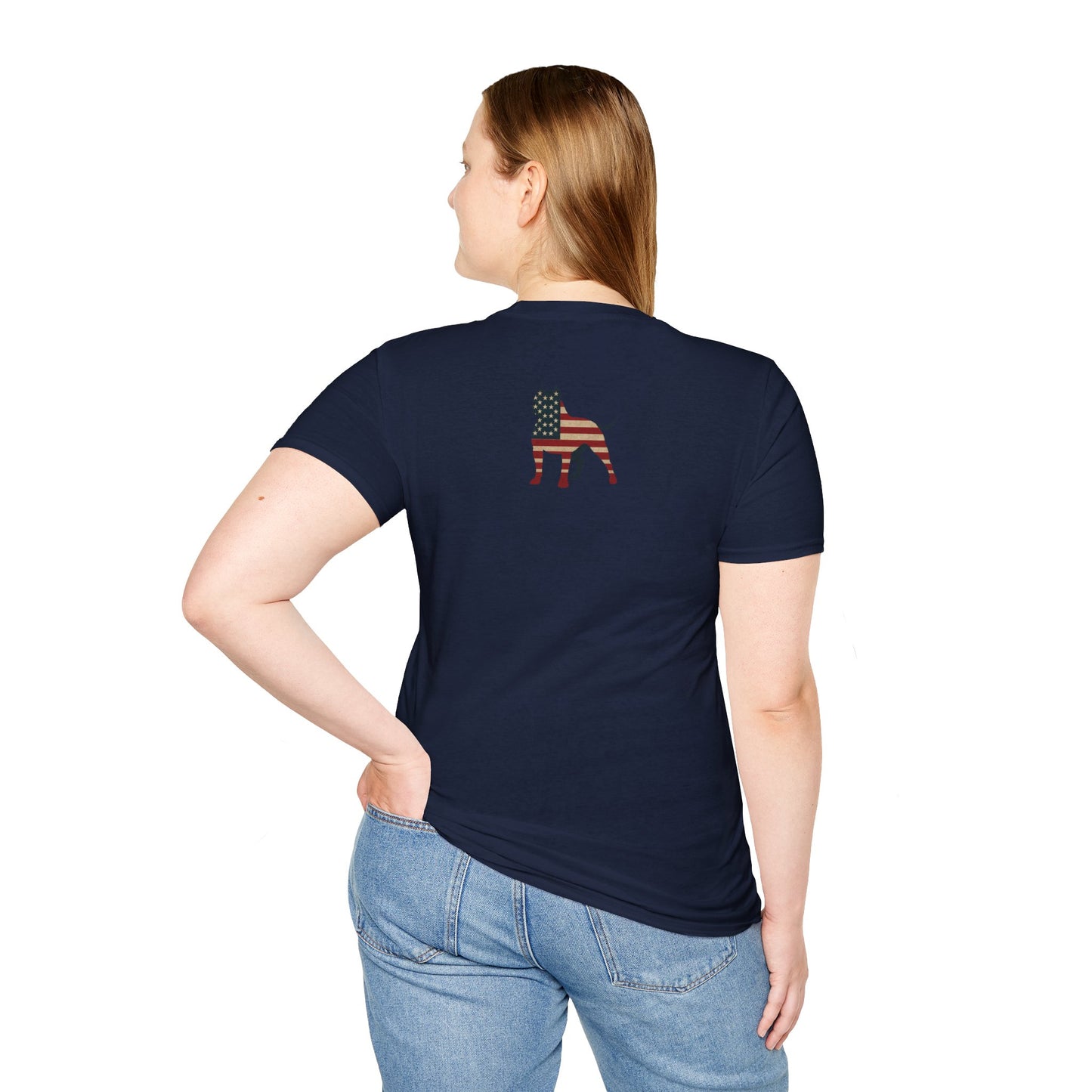Faith and Freedom Eagle Cross T-Shirt – Front and Back USA Flag Pitty on back - American Flag Wings, Soldier Prayer Graphic, Patriotic Christian Memorial Shirt adult unisex
