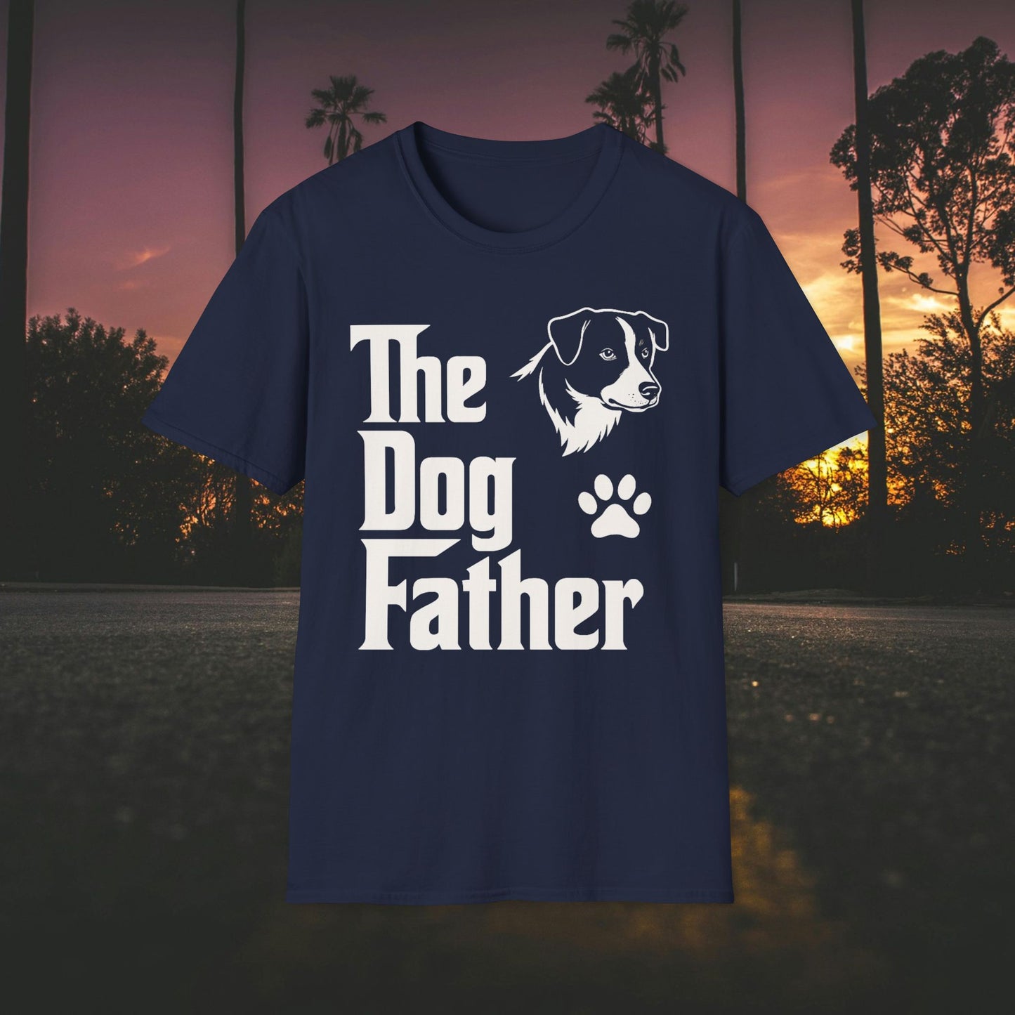 The Dog Father Unisex Adult T-Shirt, Pet Lover Gift, Dog Dad Apparel, Father's Day Gift, Casual Dog T-Shirt