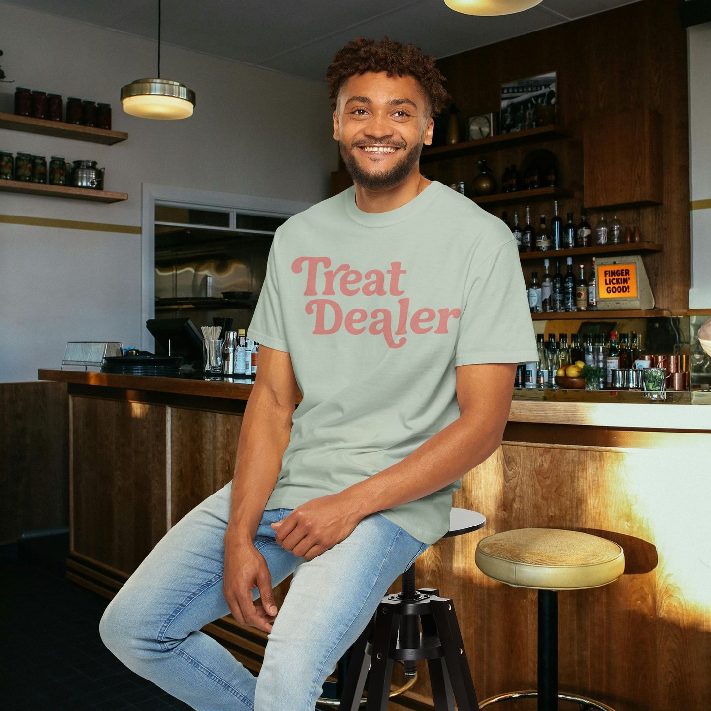 Treat Dealer Dog Lover Adult Unisex Comfort Colors 1717 T-Shirt