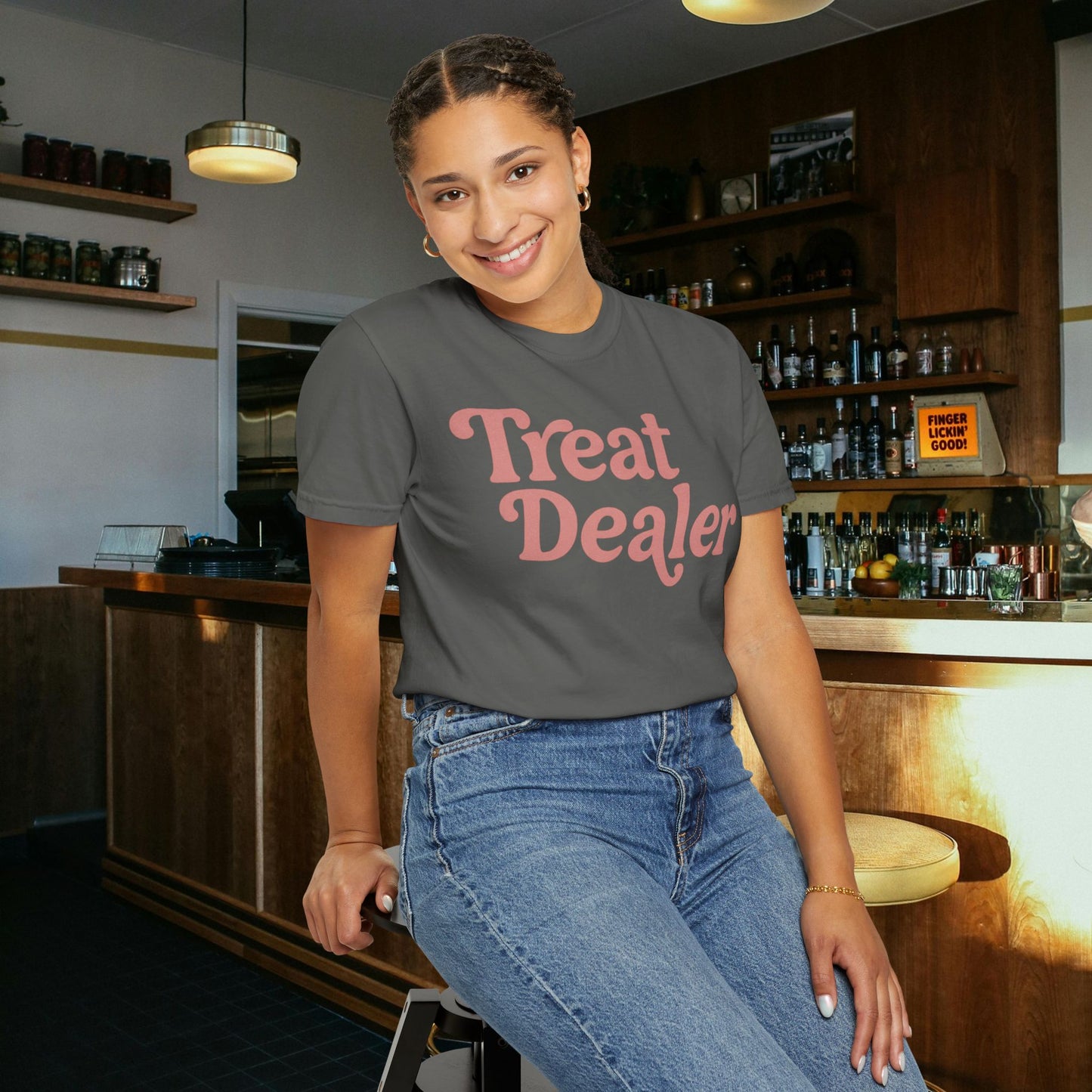 Treat Dealer Dog Lover Adult Unisex Comfort Colors 1717 T-Shirt