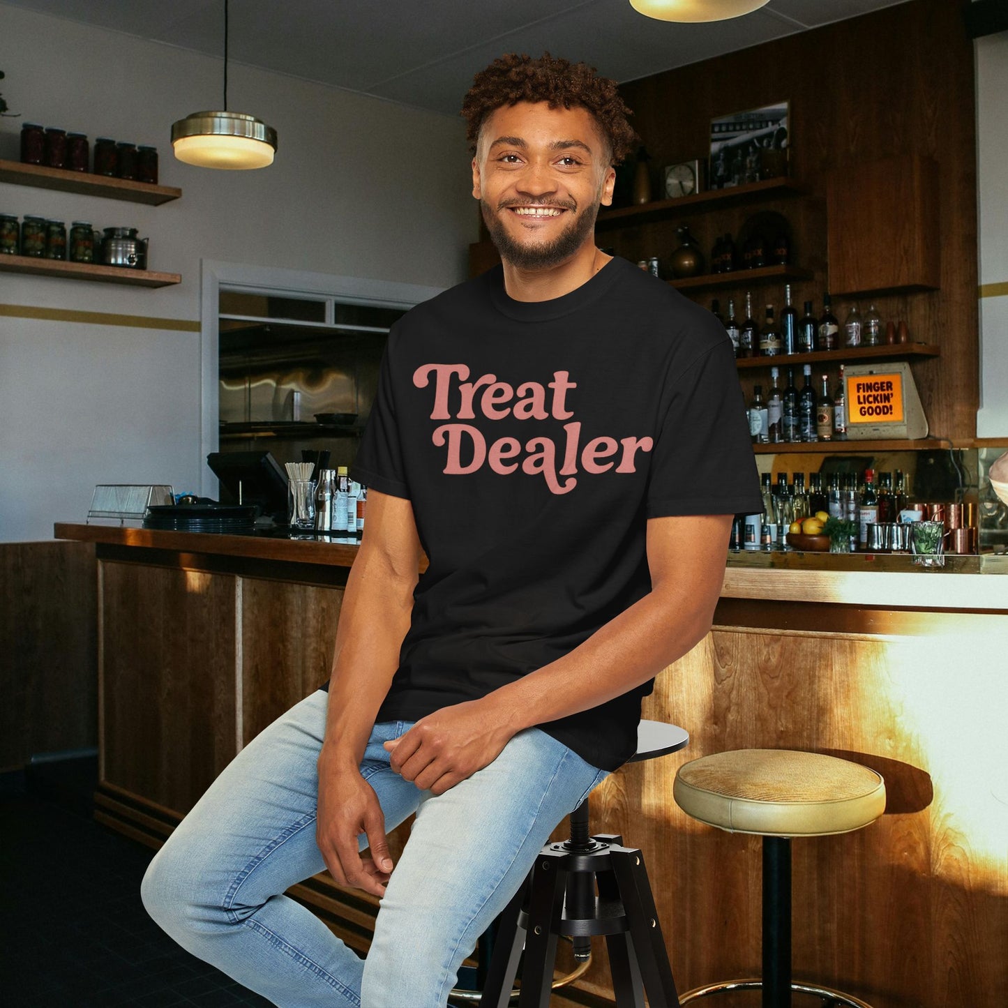 Treat Dealer Dog Lover Adult Unisex Comfort Colors 1717 T-Shirt