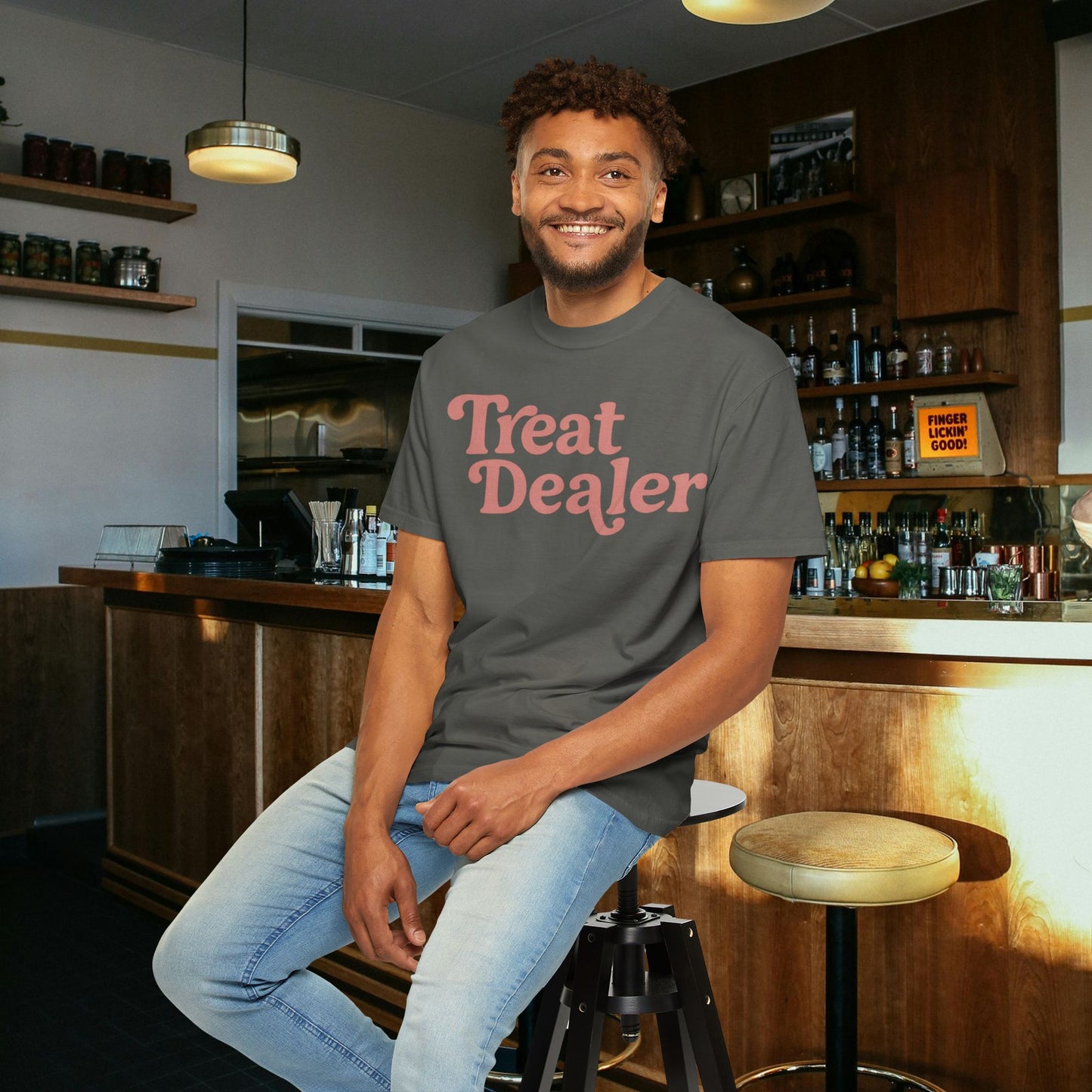 Treat Dealer Dog Lover Adult Unisex Comfort Colors 1717 T-Shirt