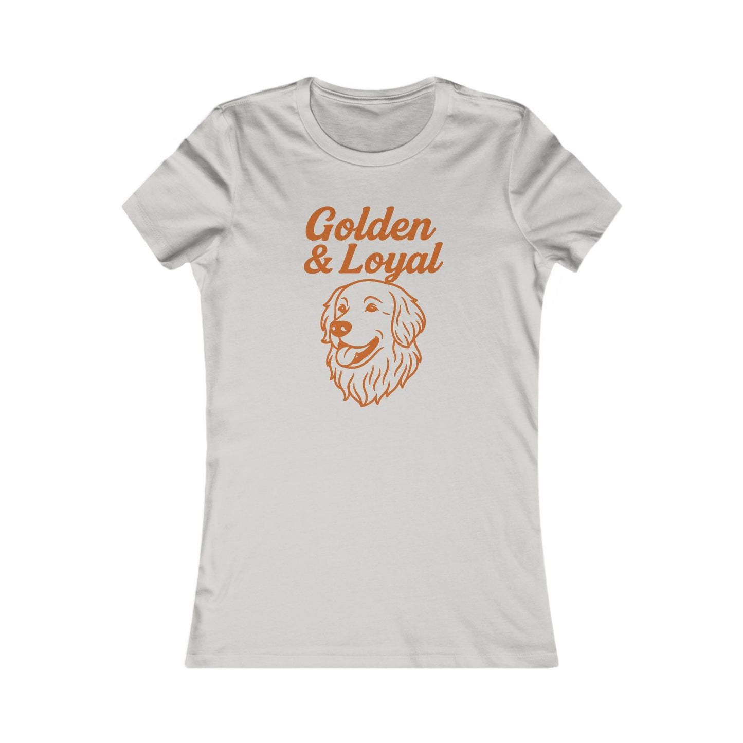 Golden & Loyal Dog Lover's Tee, Cute Pet Shirt, Gift for Dog Mom, Animal Lover Top, Comfy Women's T-Shirt, Adult Unisex T-Shirt