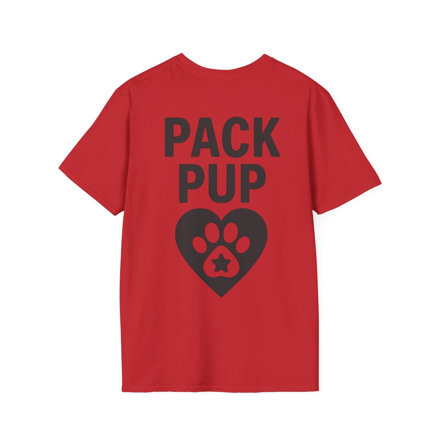 Pack Pup Rescue T-Shirt – Two Sided Dog Lover Tee – Front Pack Member Logo – Back Pack Pup Design – Gildan 64000 Unisex Fit – Matching Family Rescue Apparel – Older Kids or Teens – Animal Shelter Support – Full Pack Set, Adult Unisex T-Shirt