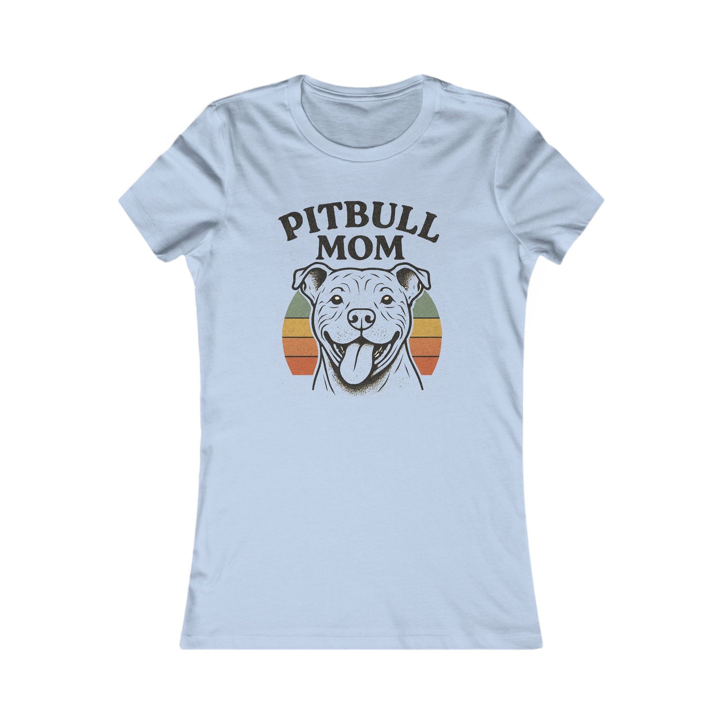 Pitbull Mom Women’s Adult Dog Lover T-Shirt, Pet Owner Gift, Cute Pitbull Apparel, Animal Rescue T-Shirt