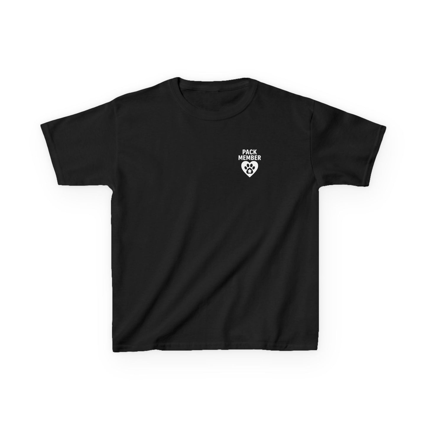 Pack Pup Youth Dog Shirt – Matching Family Rescue Tee – Front Pack Member Logo – Back Pack Pup Design – Gildan 5000B Heavy Cotton – Kid’s Two-Sided Rescue Shirt – Animal Shelter Support – Dog Lover Gift – Pack Collection, Adult Unisex T-Shirt