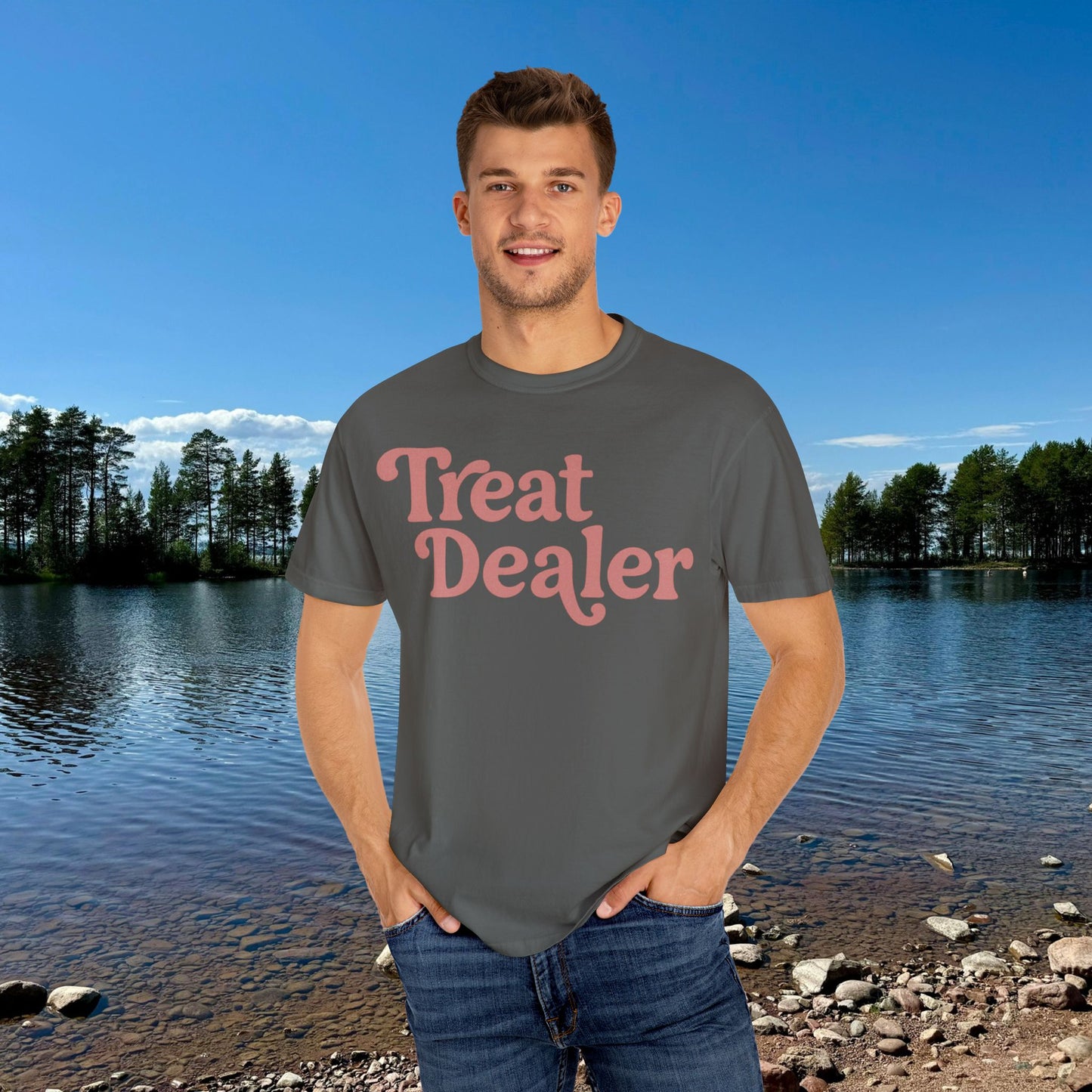Treat Dealer Dog Lover Adult Unisex Comfort Colors 1717 T-Shirt