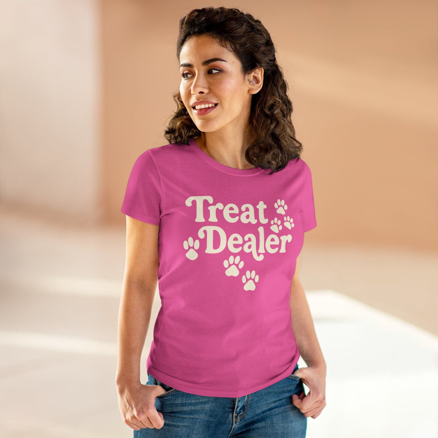 Treat Dealer Dog Lover Adult Women’s Gildan 5000L T-shirt