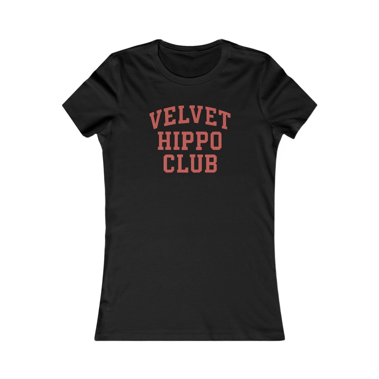 Velvet Hippo Club Women’s T-Shirt – Funny Pit Bull Gift for Dog Moms, Bella+Canvas 6004 in Vintage Brick Red, Adult Women's T-Shirt
