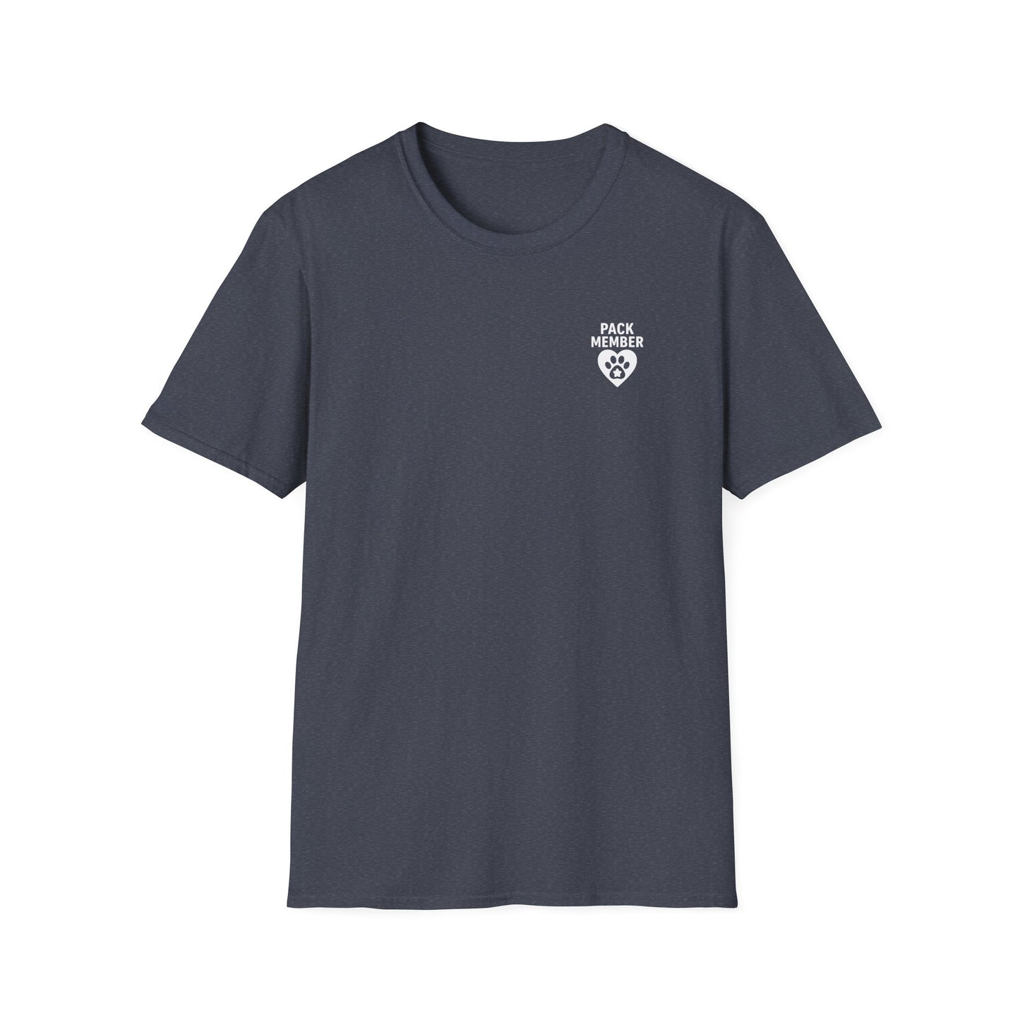 Pack Pup Rescue Shirt – Two Sided Dog Lover Tee – Front Pack Member Logo – Back Pack Pup Design – Gildan 64000 Unisex Fit – Matching Family Rescue Apparel – Older Kids or Teens – Animal Shelter Support – Full Pack Set, Adult Unisex T-Shirt