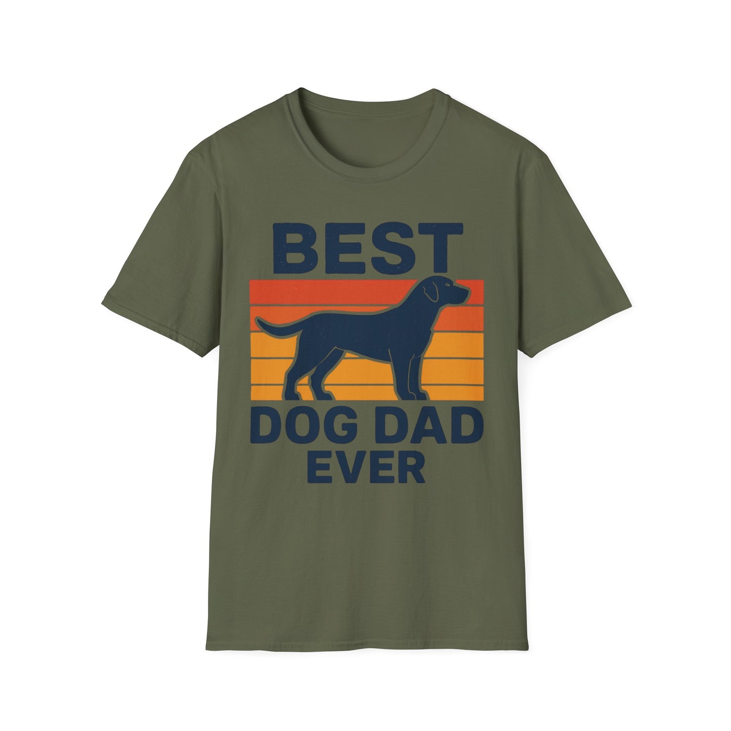 Best Dog Dad Ever T-Shirt | Adult Unisex Softstyle Tee for Dog Lovers, Gift for Father's Day, Pet Owner Apparel, Casual Wear, Animal [...]