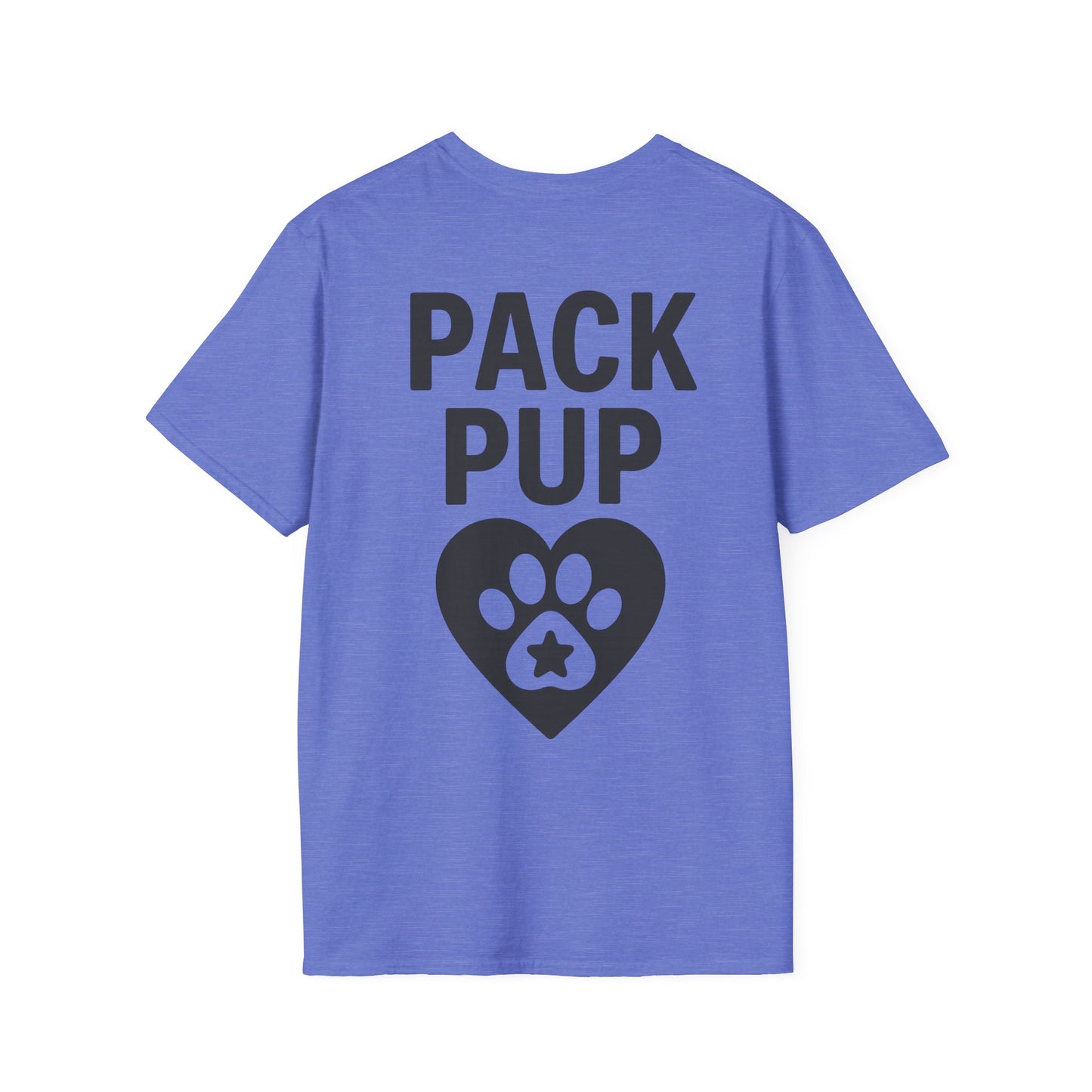 Pack Pup Rescue T-Shirt – Two Sided Dog Lover Tee – Front Pack Member Logo – Back Pack Pup Design – Gildan 64000 Unisex Fit – Matching Family Rescue Apparel – Older Kids or Teens – Animal Shelter Support – Full Pack Set, Adult Unisex T-Shirt