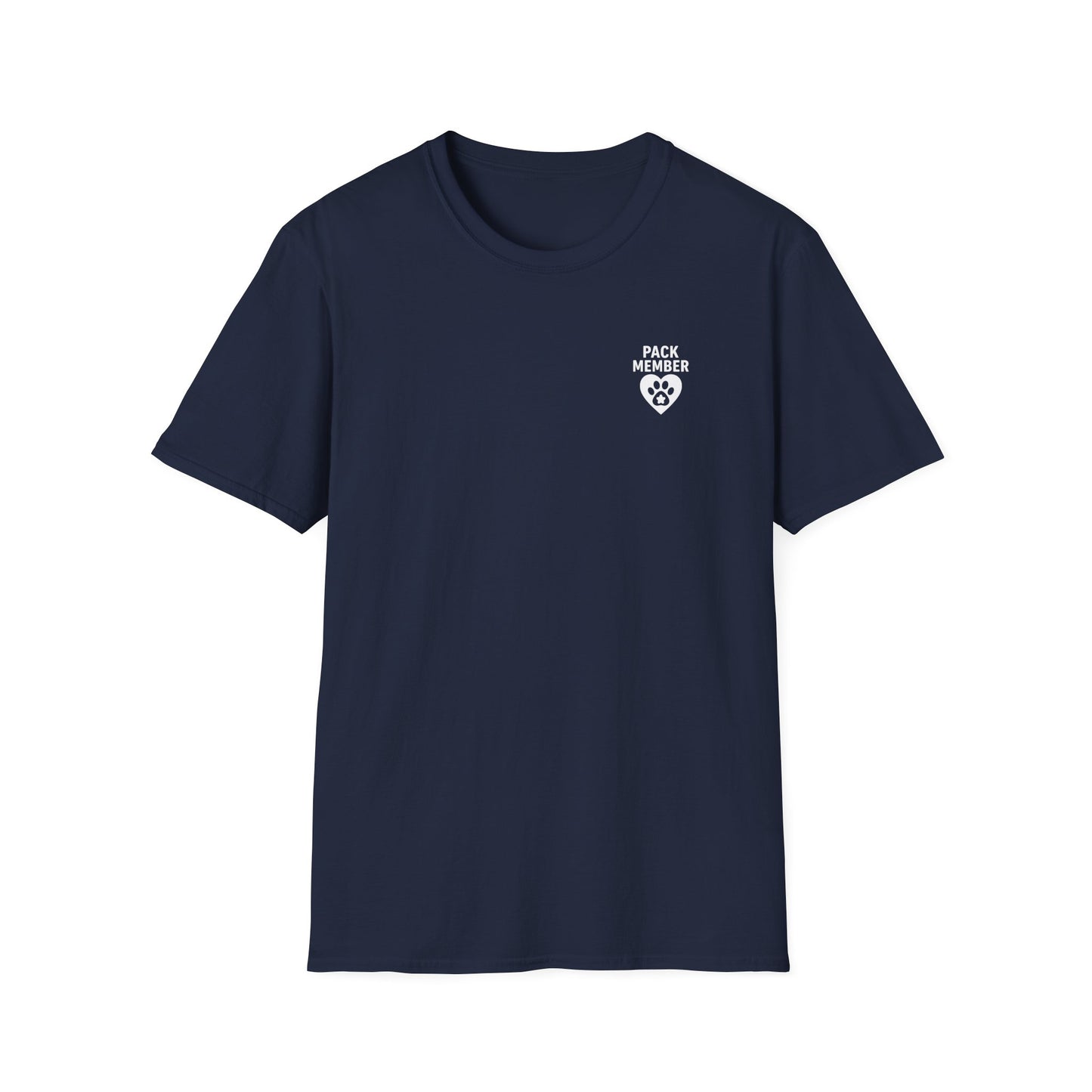 Pack Pup Rescue Shirt – Two Sided Dog Lover Tee – Front Pack Member Logo – Back Pack Pup Design – Gildan 64000 Unisex Fit – Matching Family Rescue Apparel – Older Kids or Teens – Animal Shelter Support – Full Pack Set, Adult Unisex T-Shirt