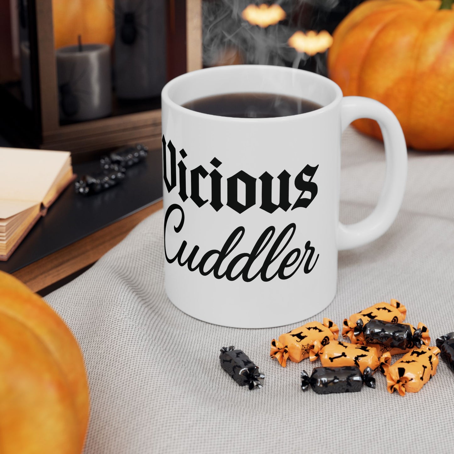 Vicious Cuddler Ceramic Mug - Unique Coffee Cup for Pet Lovers, Cute Gift for Birthdays and Holidays, Funny Drinking Mug, Adult Unisex T-Shirt